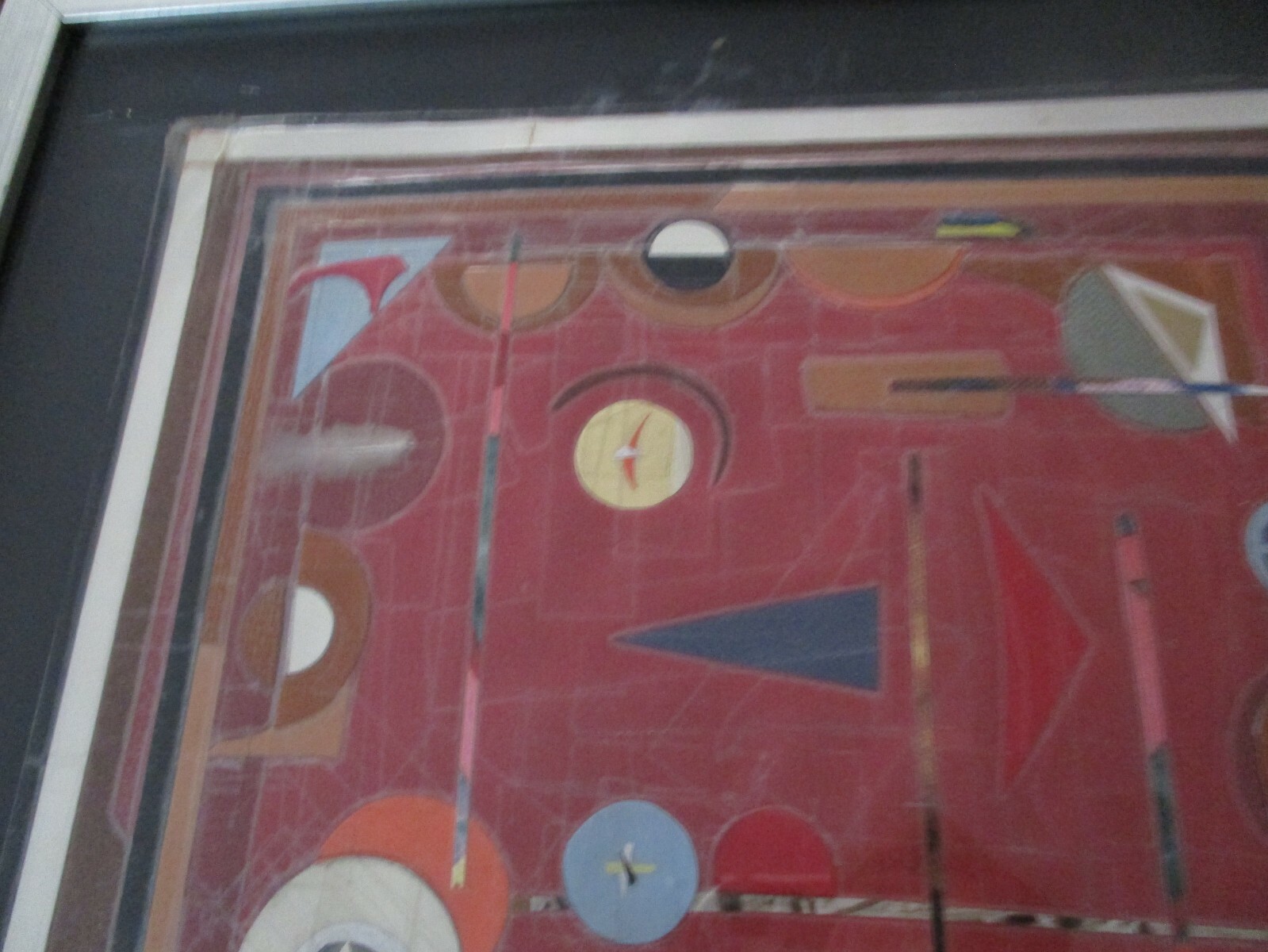 ROBERT CROSSON PAINTING COLLAGE ABSTRACT CUBIST CUBISM CONSTRUCTIVISM MODERNIST