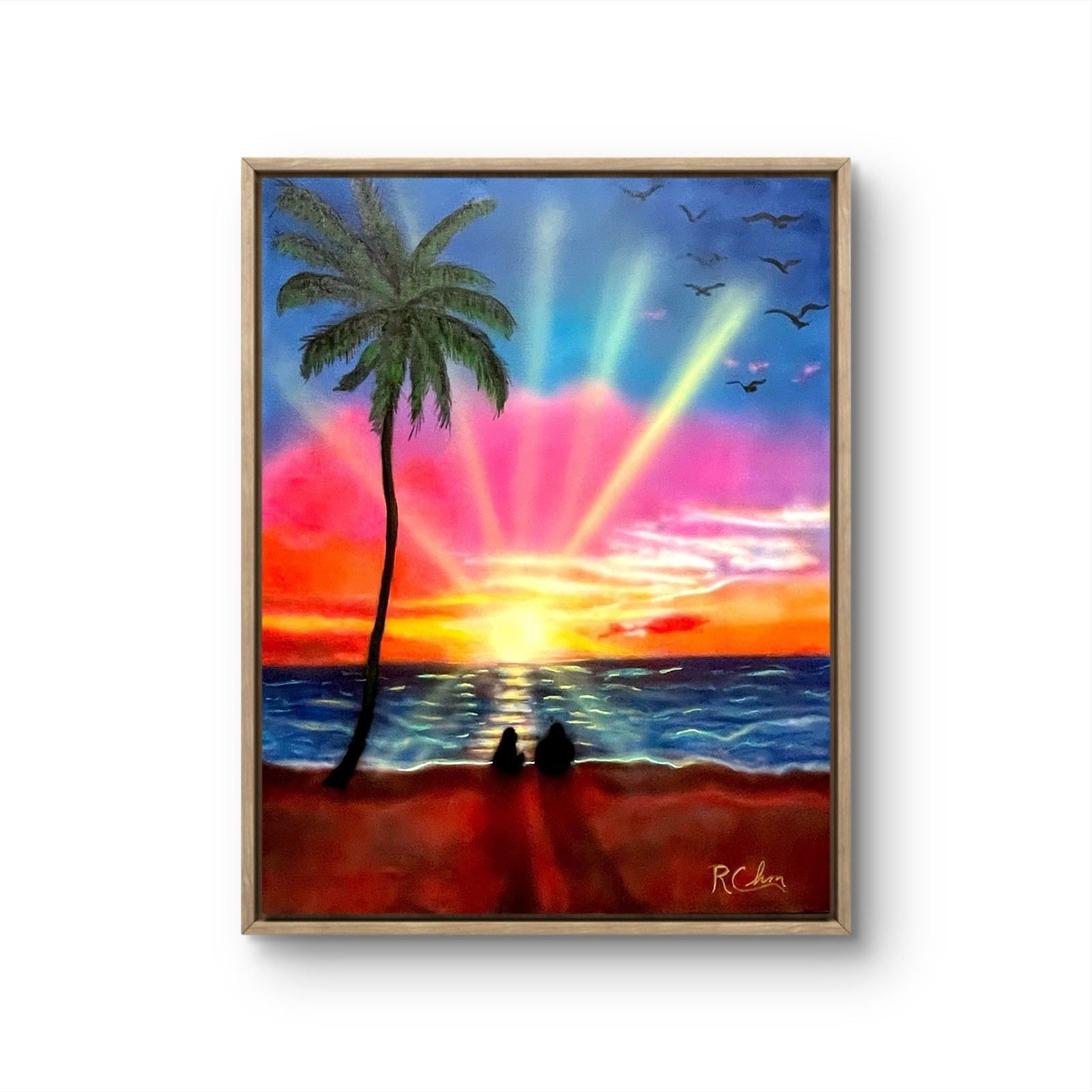 24×30 “Ocean Secrets” Expressionism Original Colorful Abstract Realism Fine Art