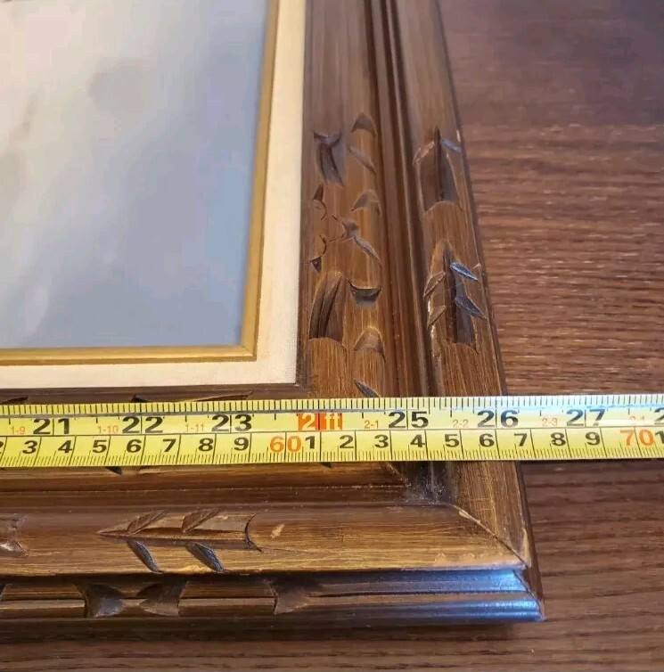 Vintage Signed Baille Seascape Oil Painting Tall Ship Nautical Framed