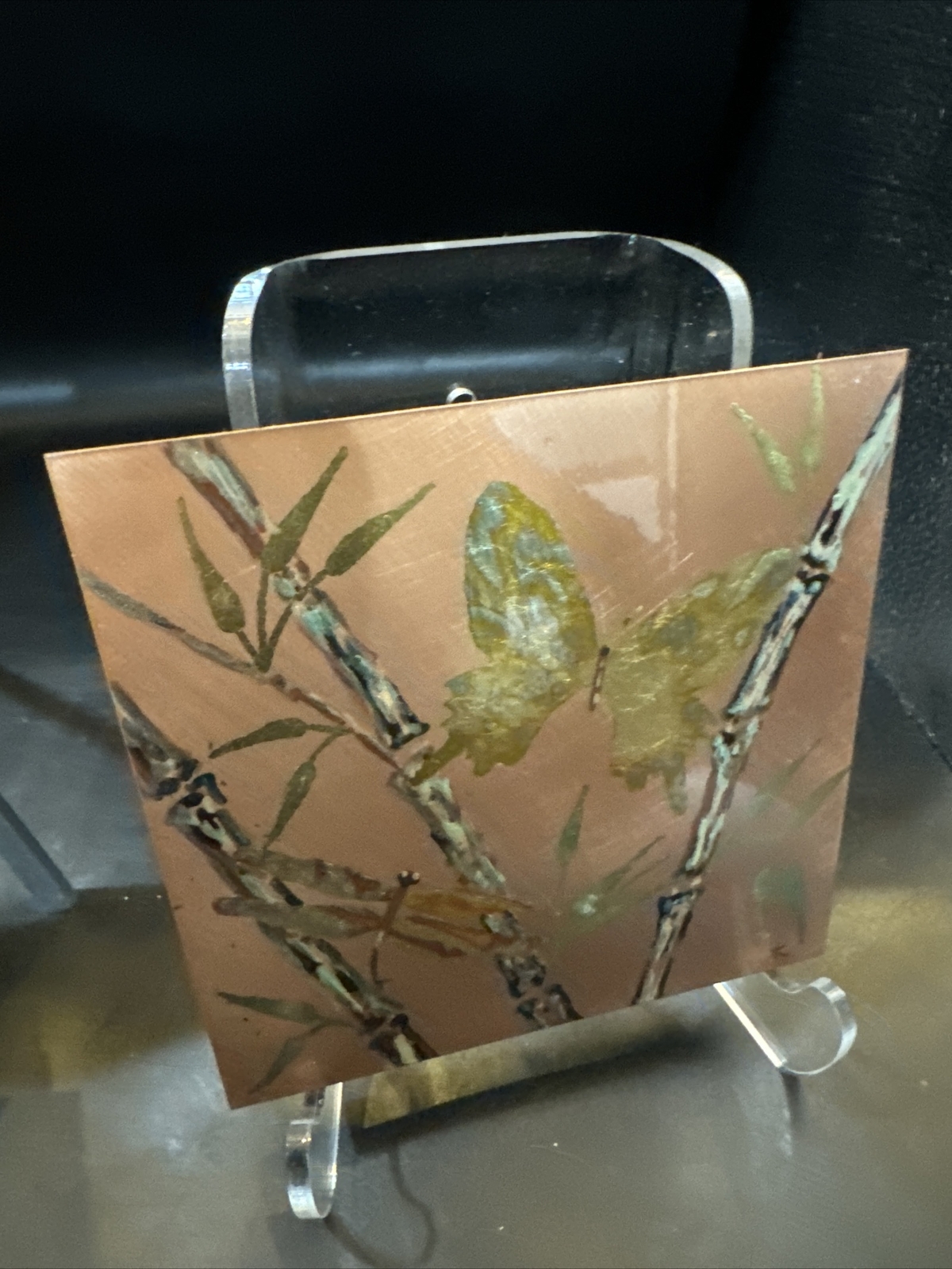 original artwork Thornapple Designs 2 Copper Paintings Lori Kammeraad