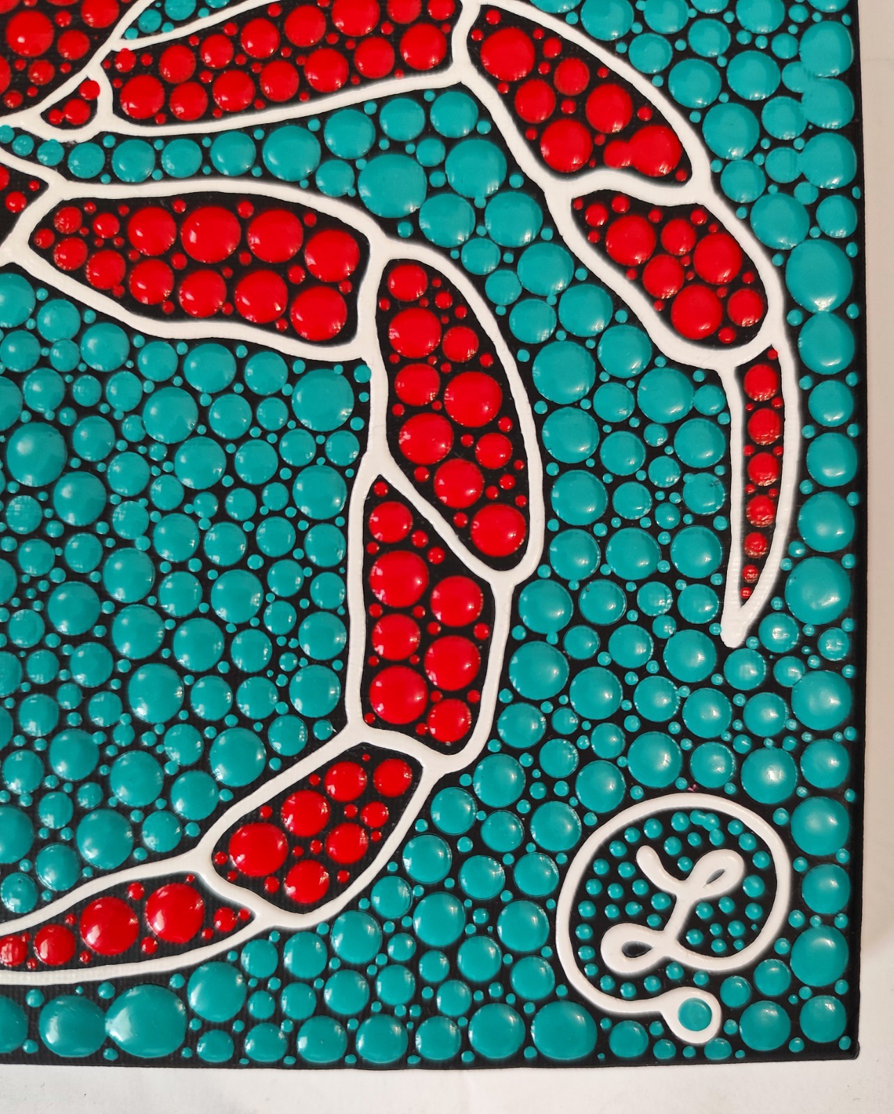Red Crab Original Painting, Small Canvas Art, Marine Life Art, Coastal Wall Deco