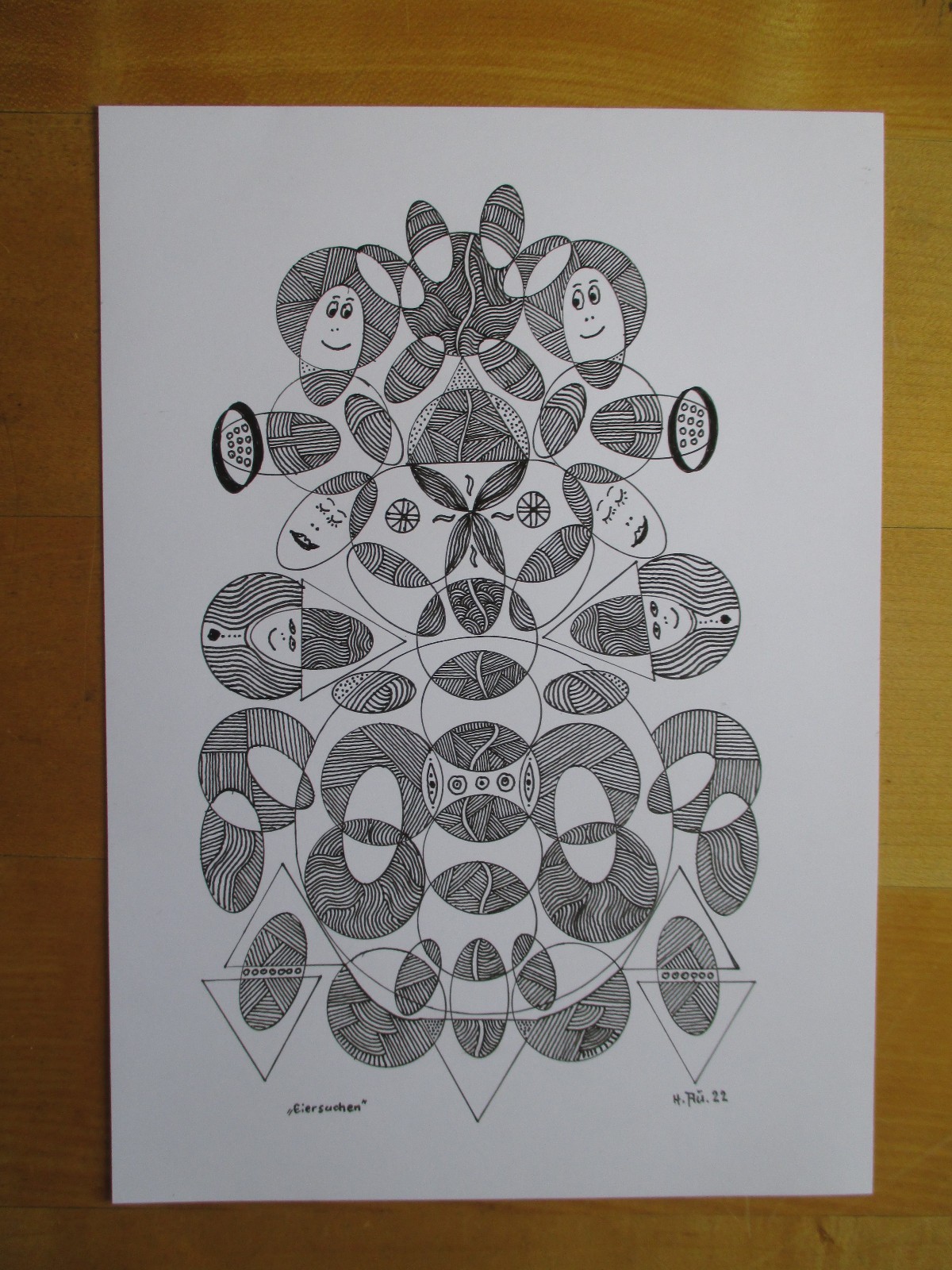 Original 2022 Ink Graphic – B. No: 1519