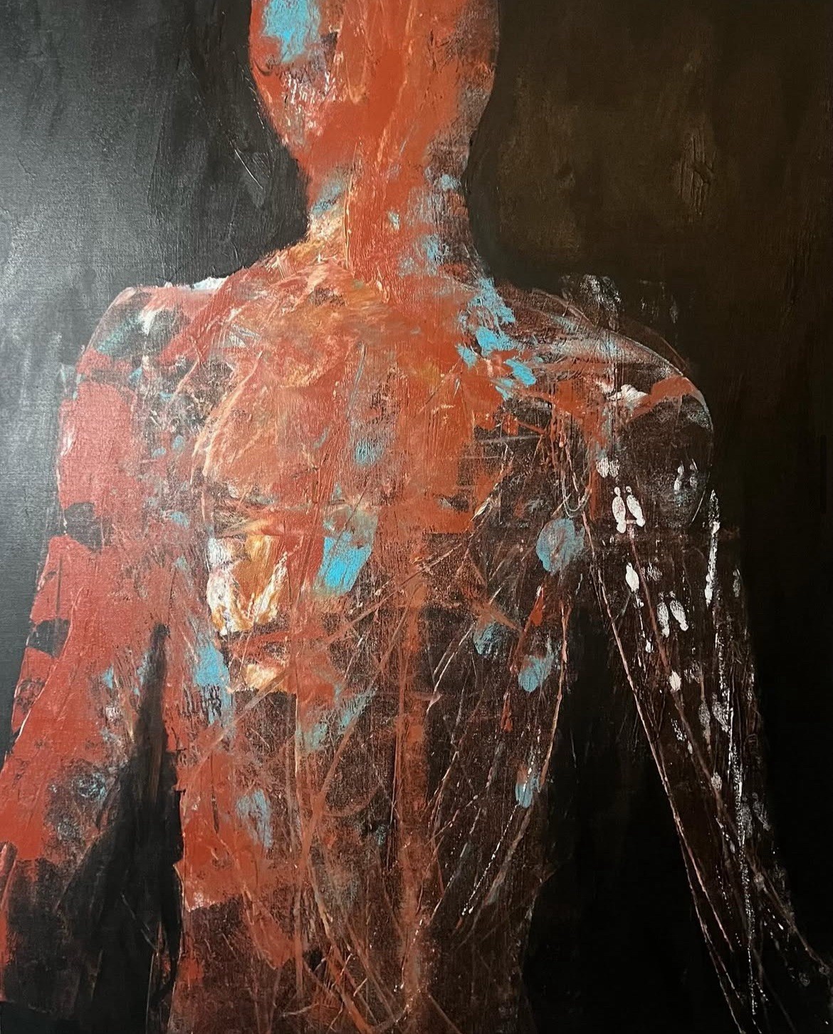 Original Painting By Chris Butler “More Than” Acrylic On Canvas 40×30 New 2025