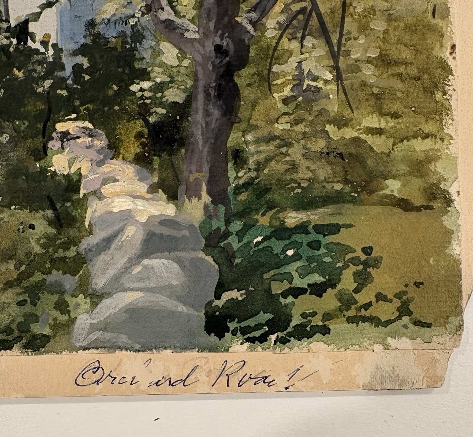 Early To Mid 20th Century Water Color Signed In Lower Left Looks Like Jamison