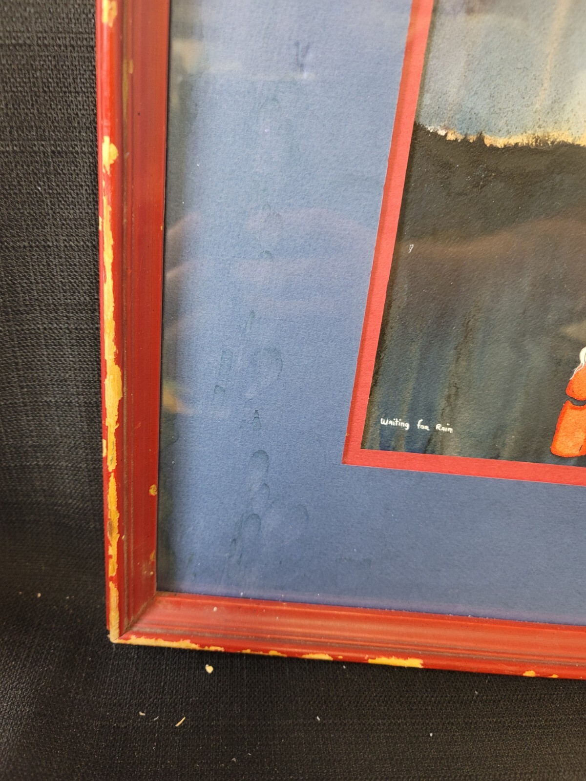 Benjamin Harjo Jr «Waiting For Rain» Original Painting