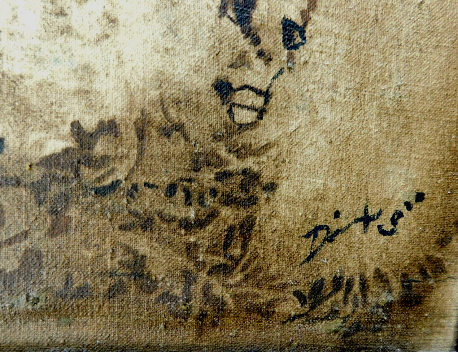 LISTED CUBAN, RODRICK DIXCON GENTLY FINE ORIGINAL OIL PAINTING