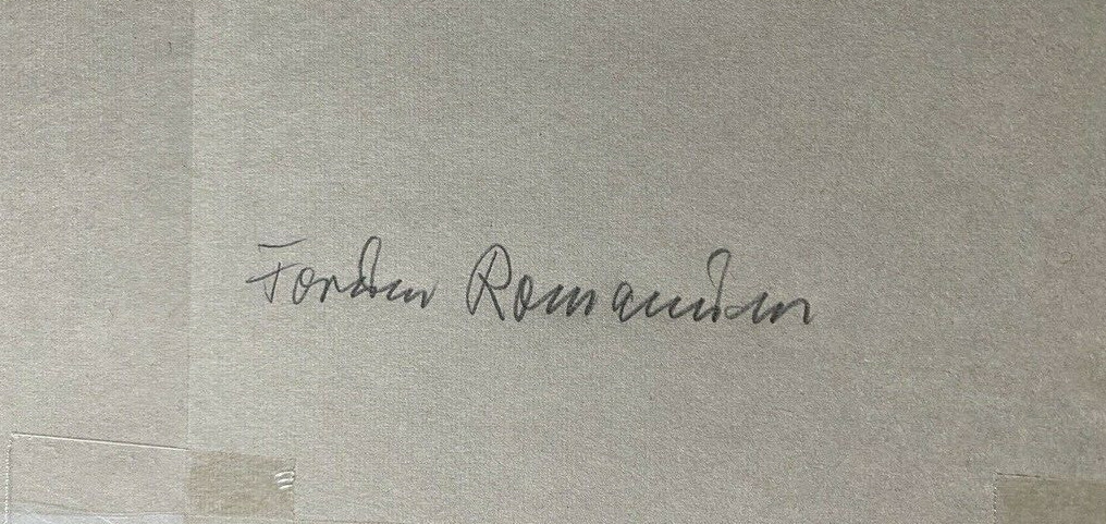 Franz Ehmke *1928 -2018 Italy Rome Forum Romanum City Heaven River Signed