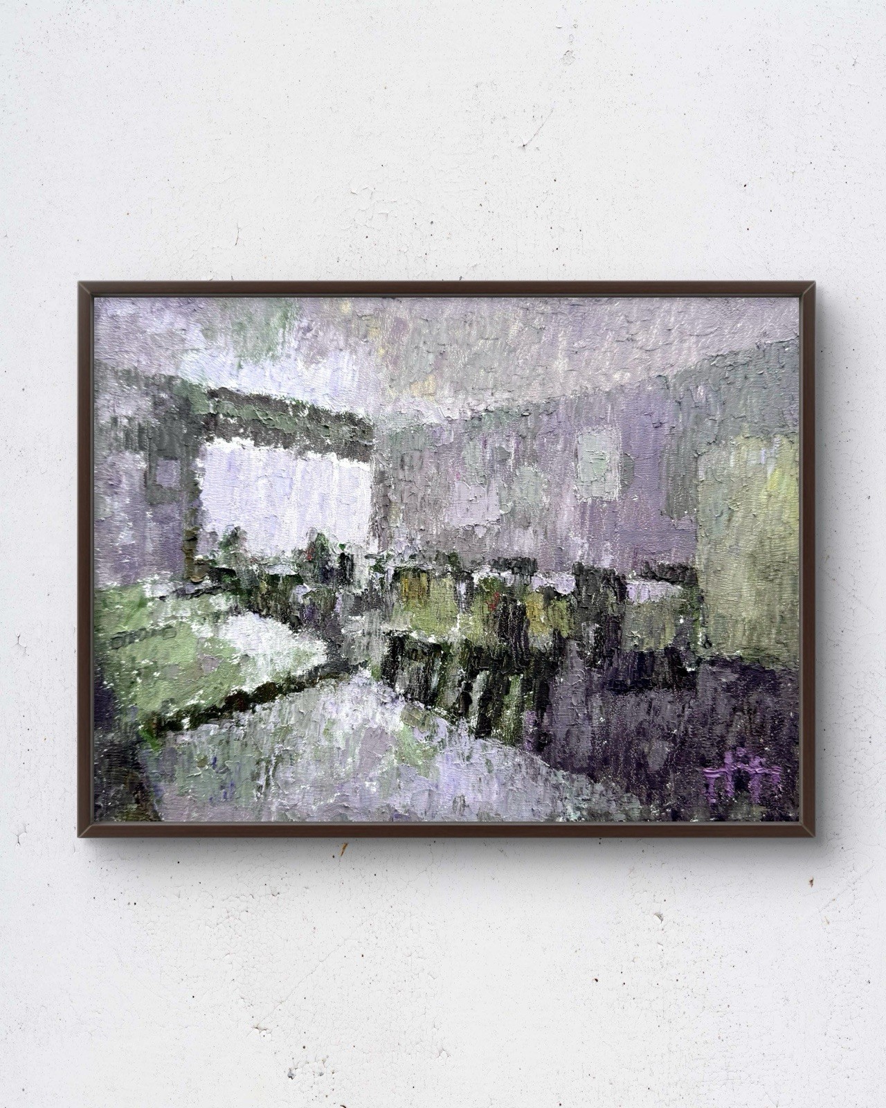 Sunday At The Restaurant 8×6 oil painting fine art home decor