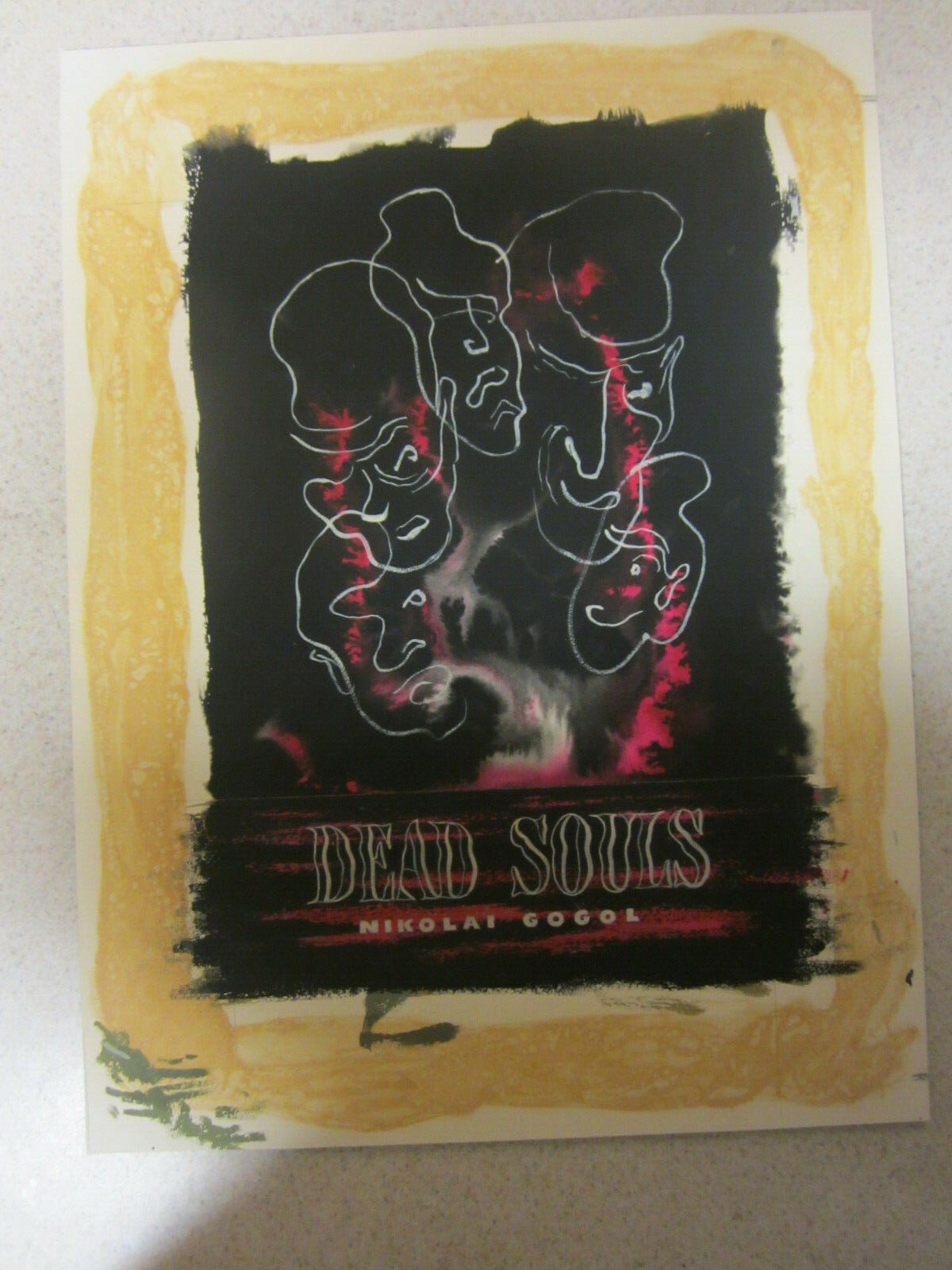 PROTOTYPE ADVERTISING ART PAINTING NYE PHARR DEAD SOULS NIKOLAI GOGOL