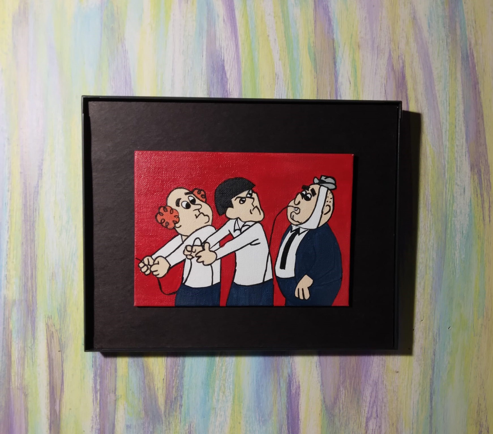 Memories of Saturday Morning Cartoons Acrylic Canvas Fan Art Paintings