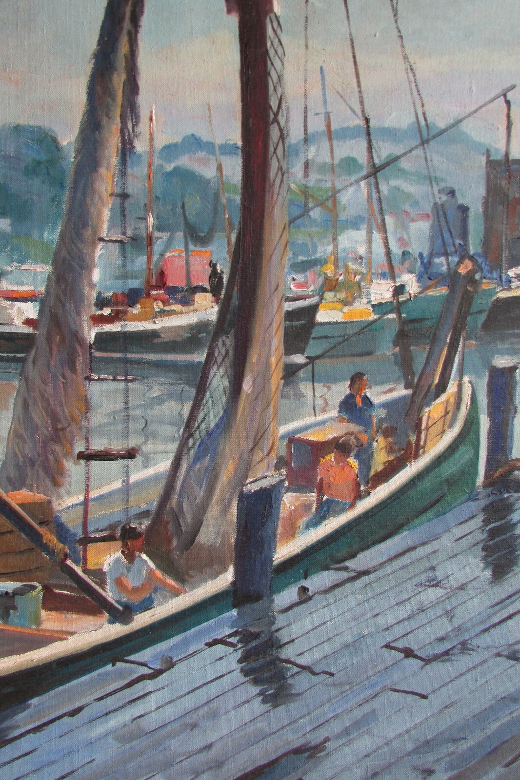 Gloucester Massachusetts inner harbor State Fish Pier maritime modernist Rose