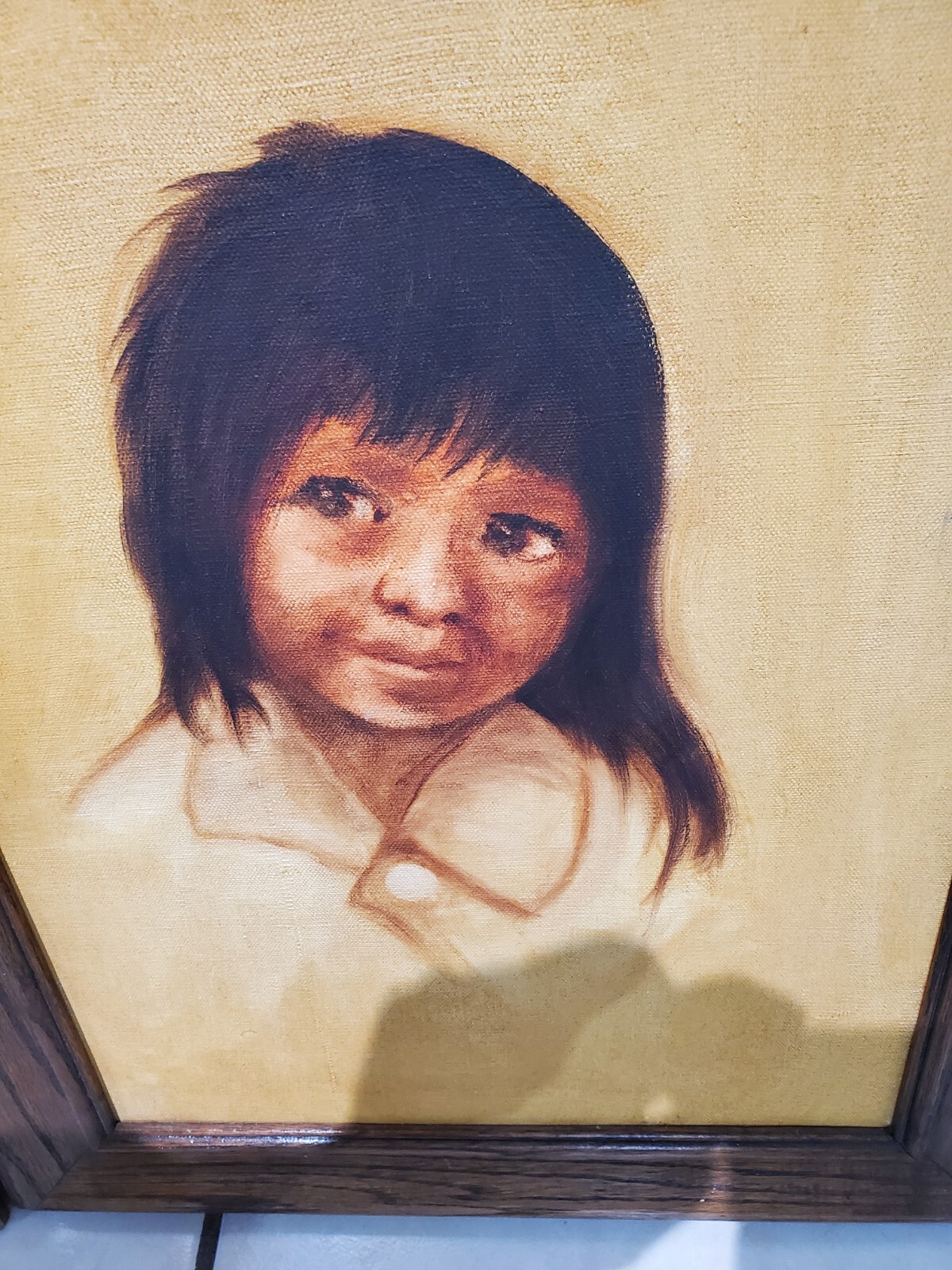 Set 4 oil Painting on Canvas 20×16″ in 18×14″ 12×16″12×16″ good Condition