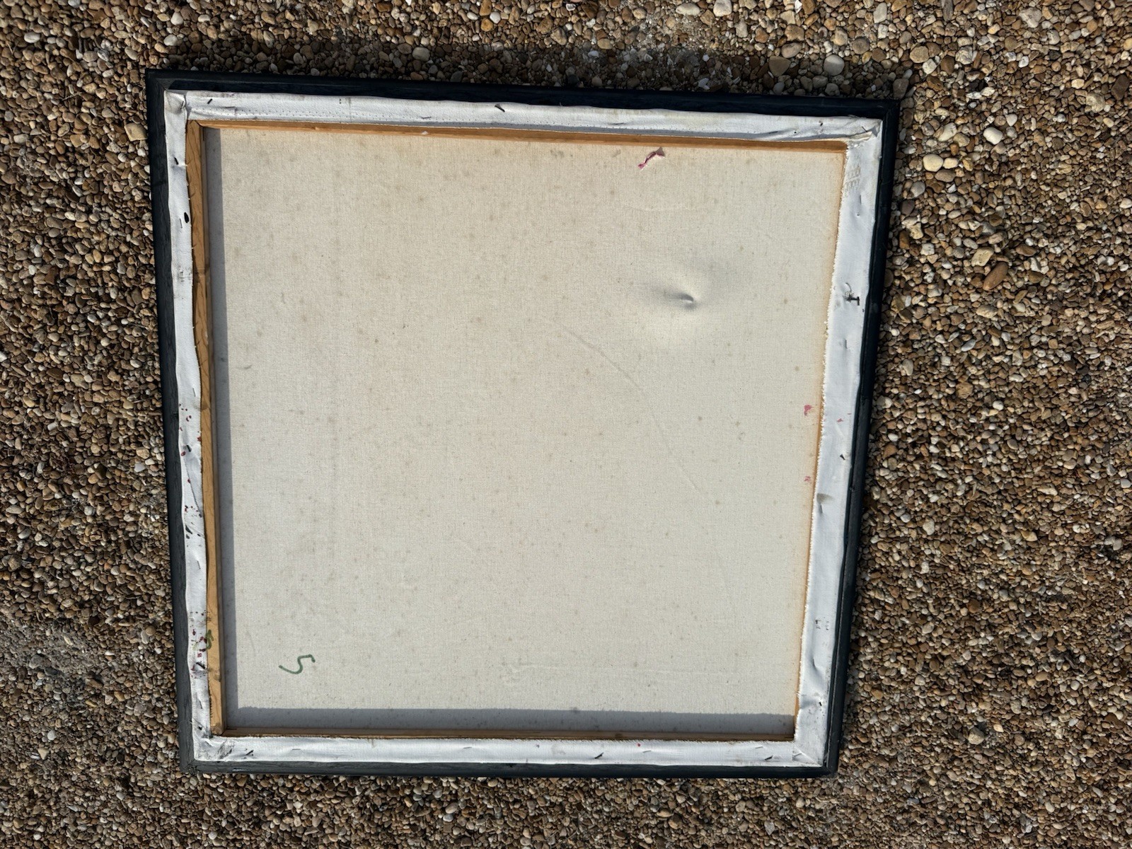 GERMAN PETER KEIL PAINTING CANVAS VINTAGE FRAME