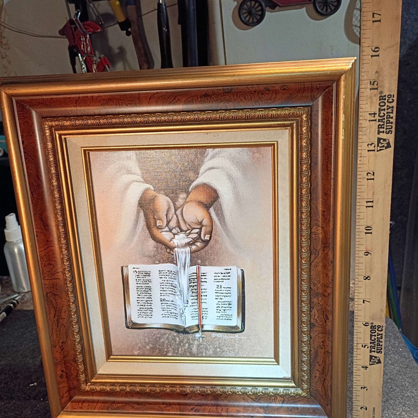 «Living Waters»— lithograph on canvas, Reproduction, framed, 2003