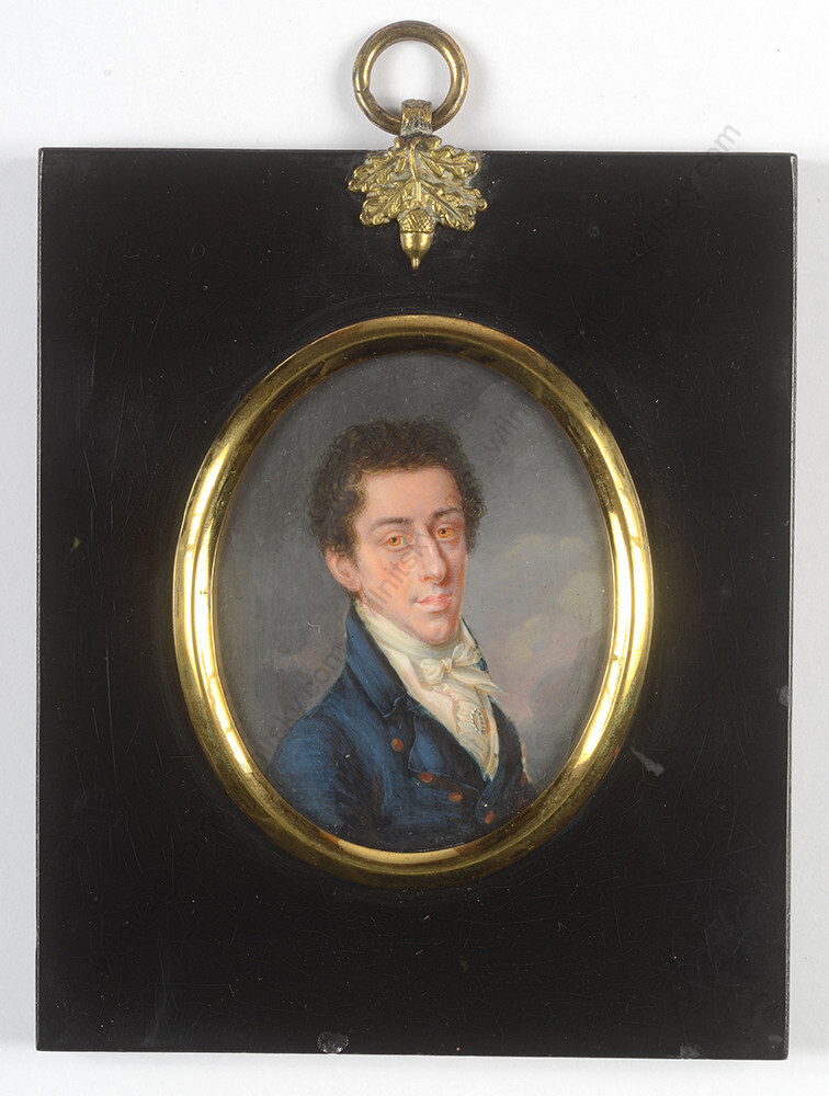 Christian Horneman (1765-1844)-Attrib. «Portrait of a young gentleman», 1810/20s