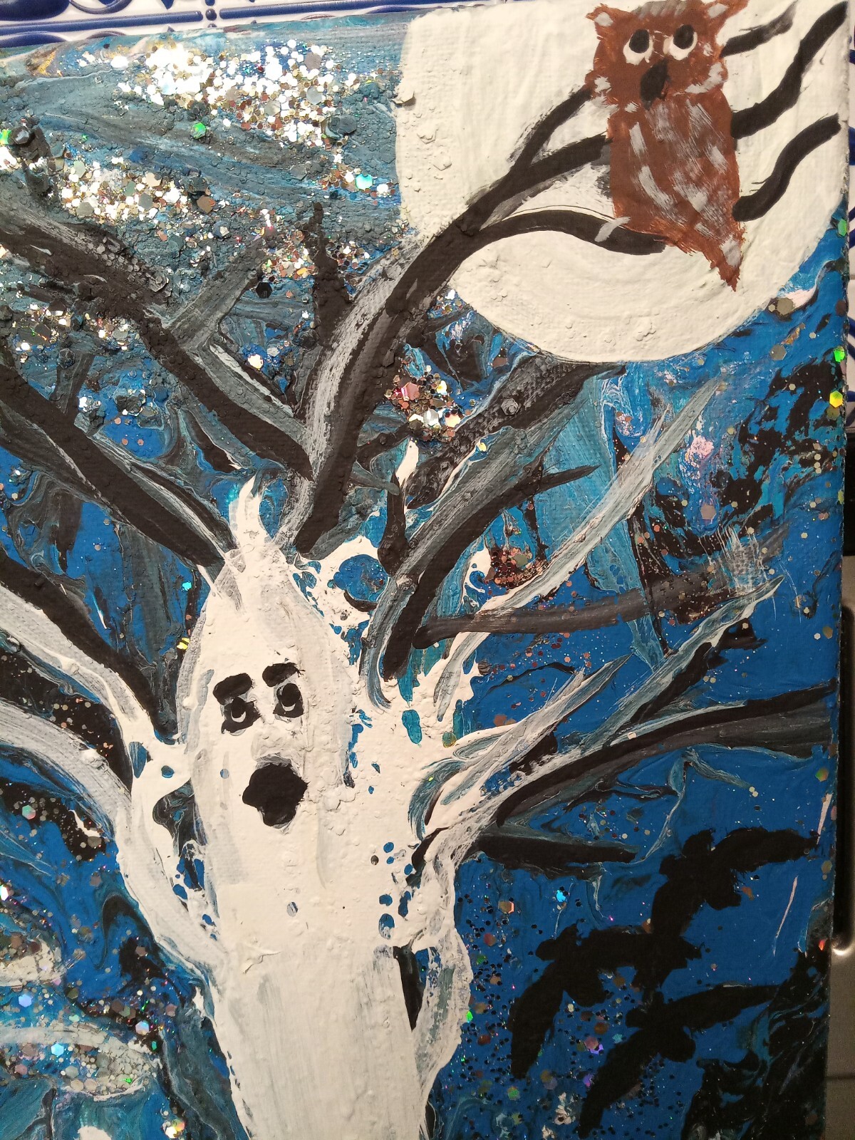 The Tree Spirits Halloween Painting