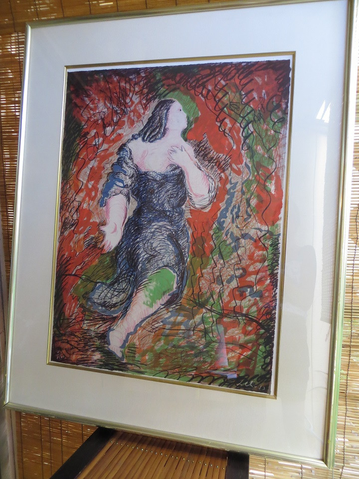 Sandro Chia, «Il Trovatore», framed, signed and numbered, Metropolitan Opera