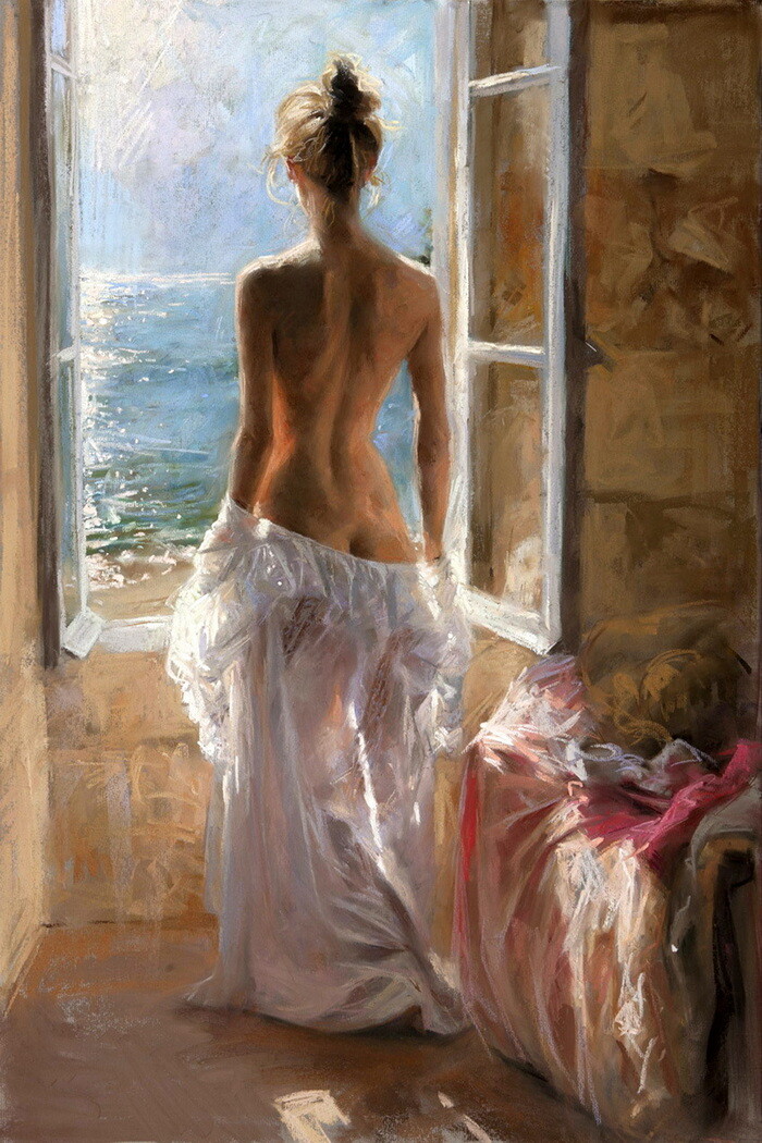 painting Giclee Decor Bedroom Morning Sunshine Oil Wall Art Printed on canvas