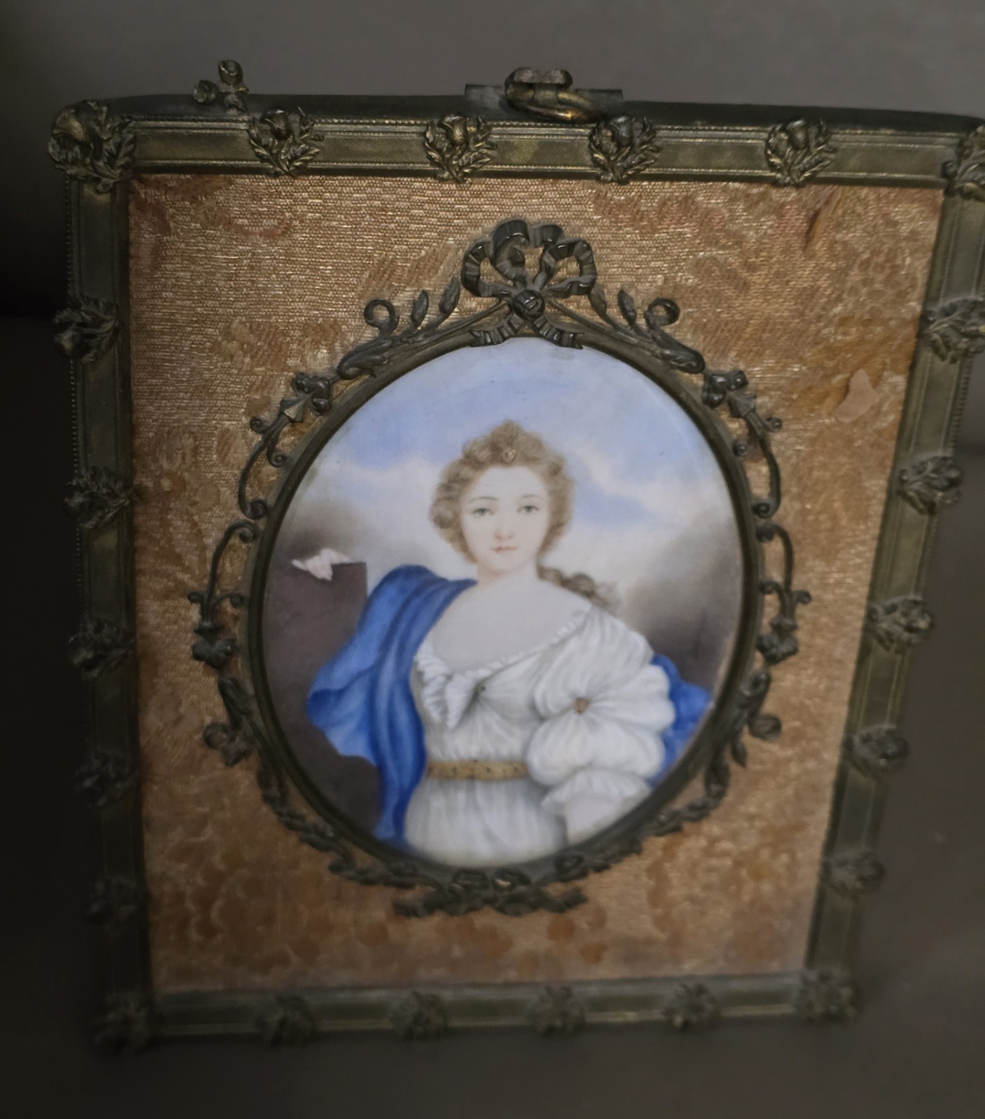 Antique Victorian Mini Portrait of a Lady