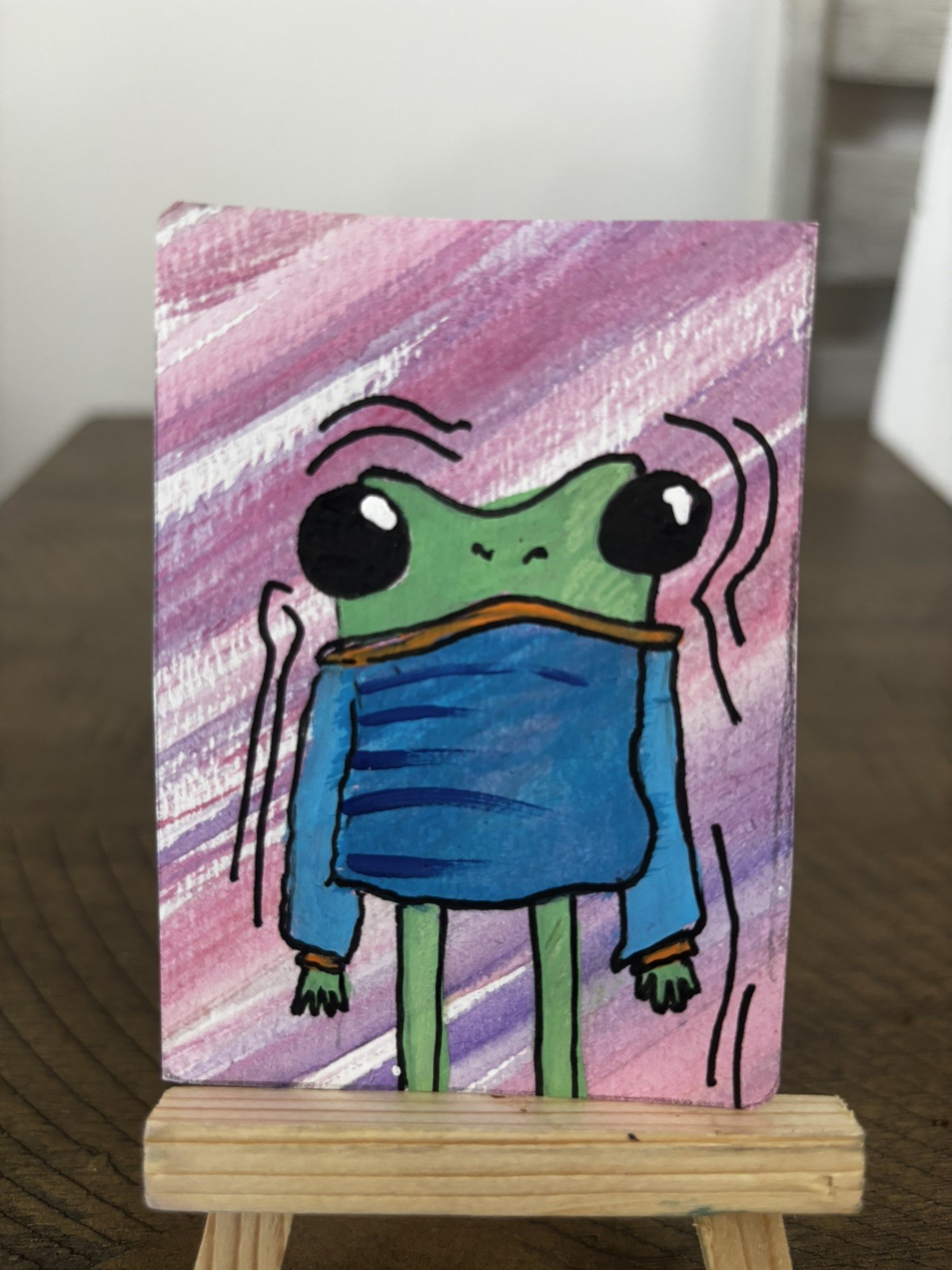 ACEO Art Card signed original 2.5×3.5