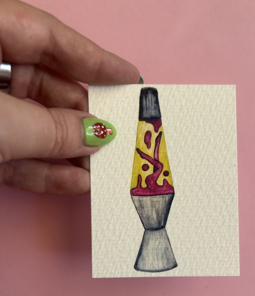 ACEO Edition- Print Sawyer Crane Leg Series Lava Lamp Nostalgia y2k vintage