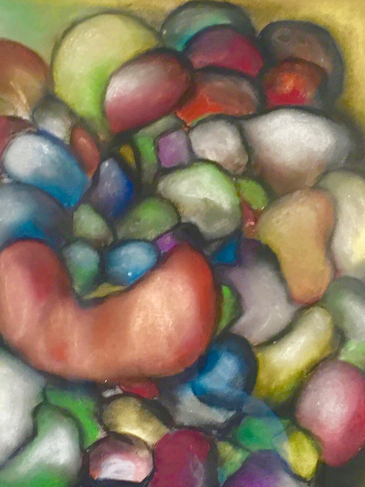 Stanton MacDonald-Wright (1890-1973) Signed Synchromy Pastel Painting