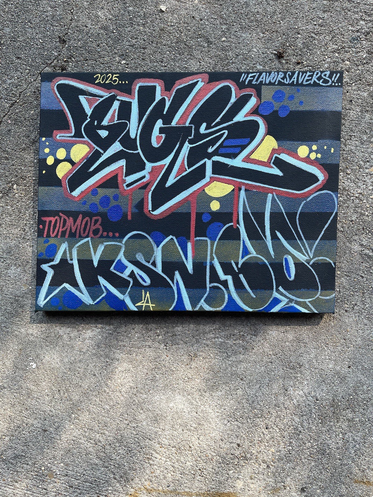 This 8 X 10 Canvas By Old School Graffiti Style Master Bugs Done In Louisiana