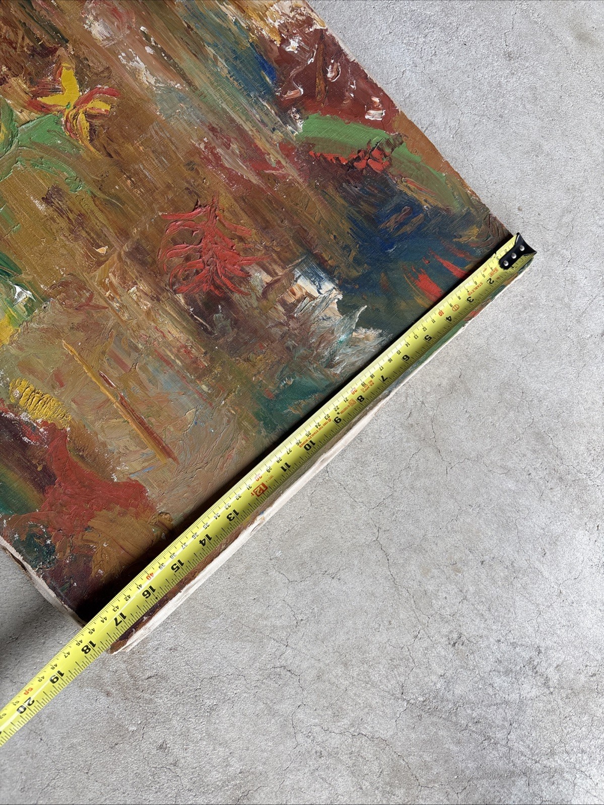 MICHAEL MULHERN (1940-2012) Oil Panting On Canvas 24”x18” Brutalist No Frame
