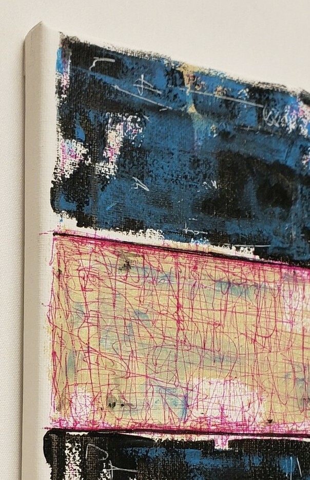 No.958 Original Abstract Modern Minimal Urban Textured Painting By K.A.Davis