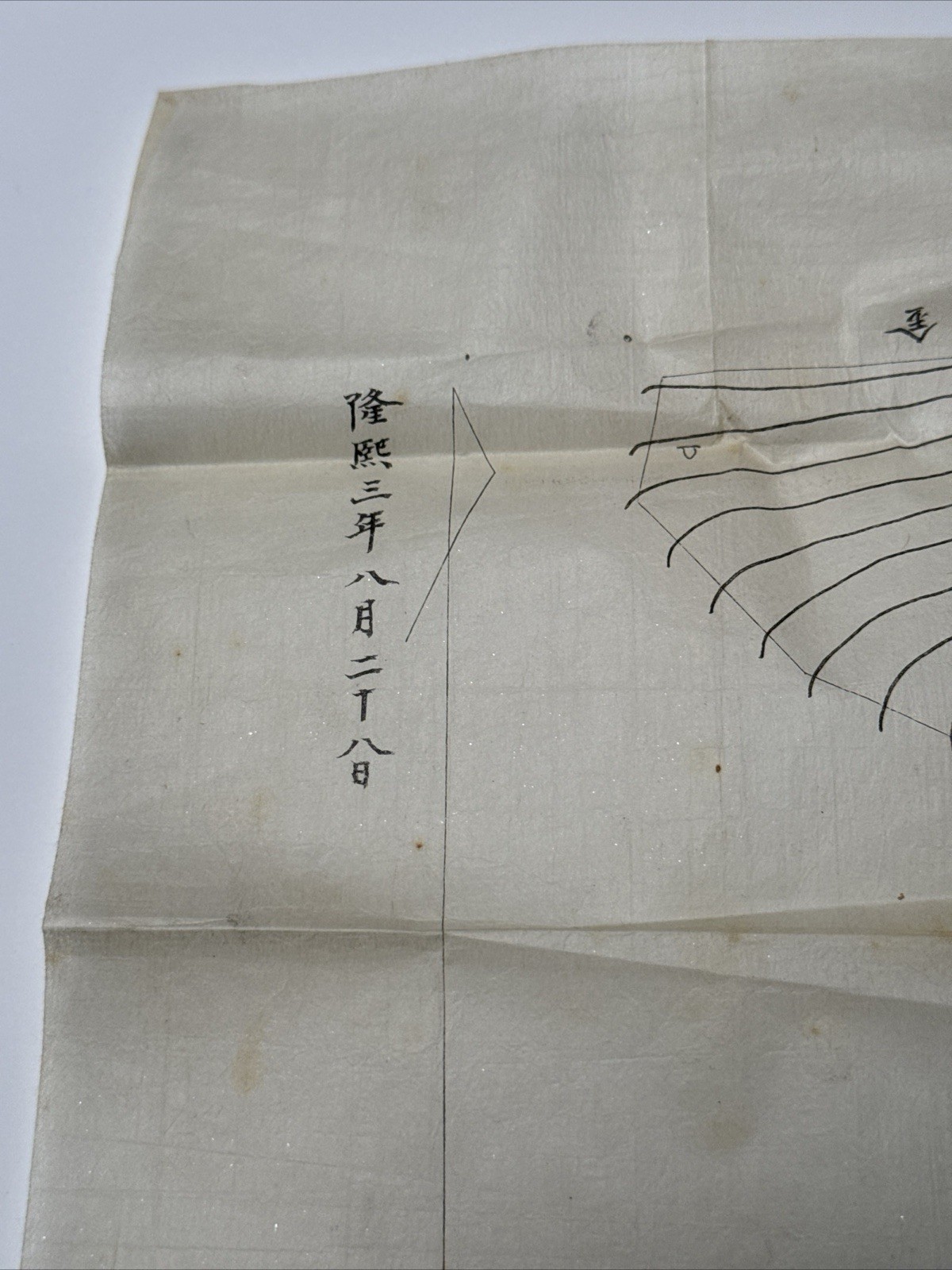 Antique Hand Drawn Map Topographical Chinese Japanese Korean Collection HISTORIC