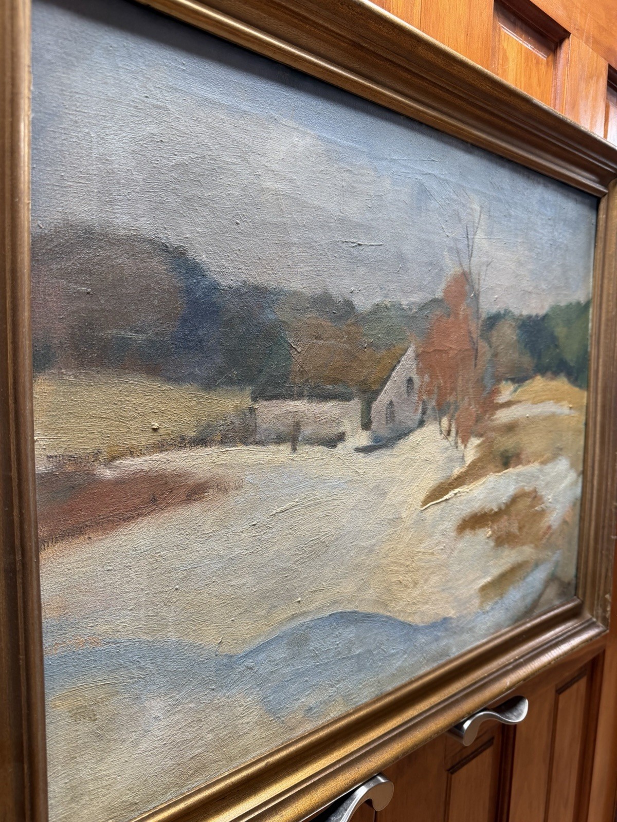 Fine Danish Denmark Winter Landscape Attributed to Claus Johansen (1877 – 1943)