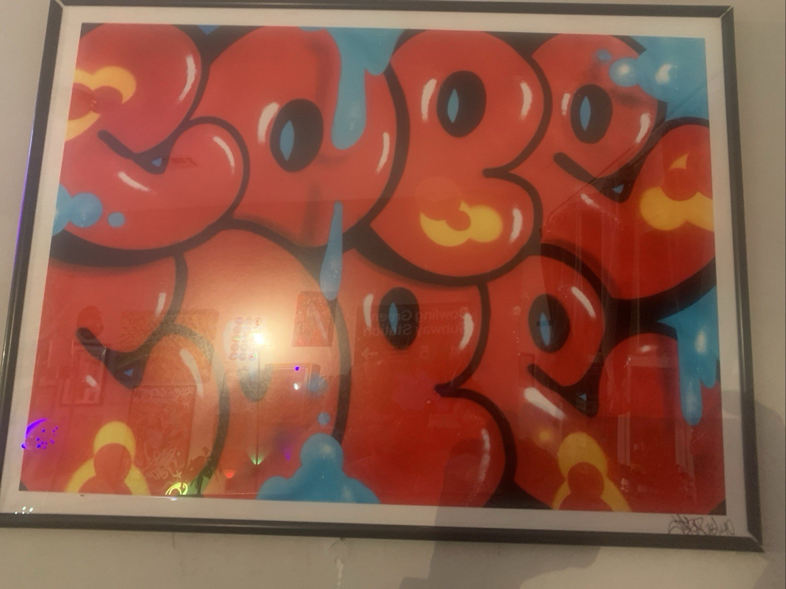 graffiti art original signed COPE2 Dripping Tags COA INCLUDED SOLD OUT LMTD @40