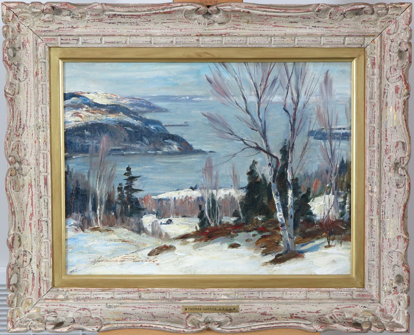 Thomas Hilton Garside (1906-1980) Canadian School Landscape Oil on Canvas 1930’s