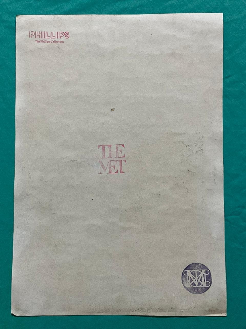 Jacob Lawrence drawing and painting on old paper signed stamped vintage