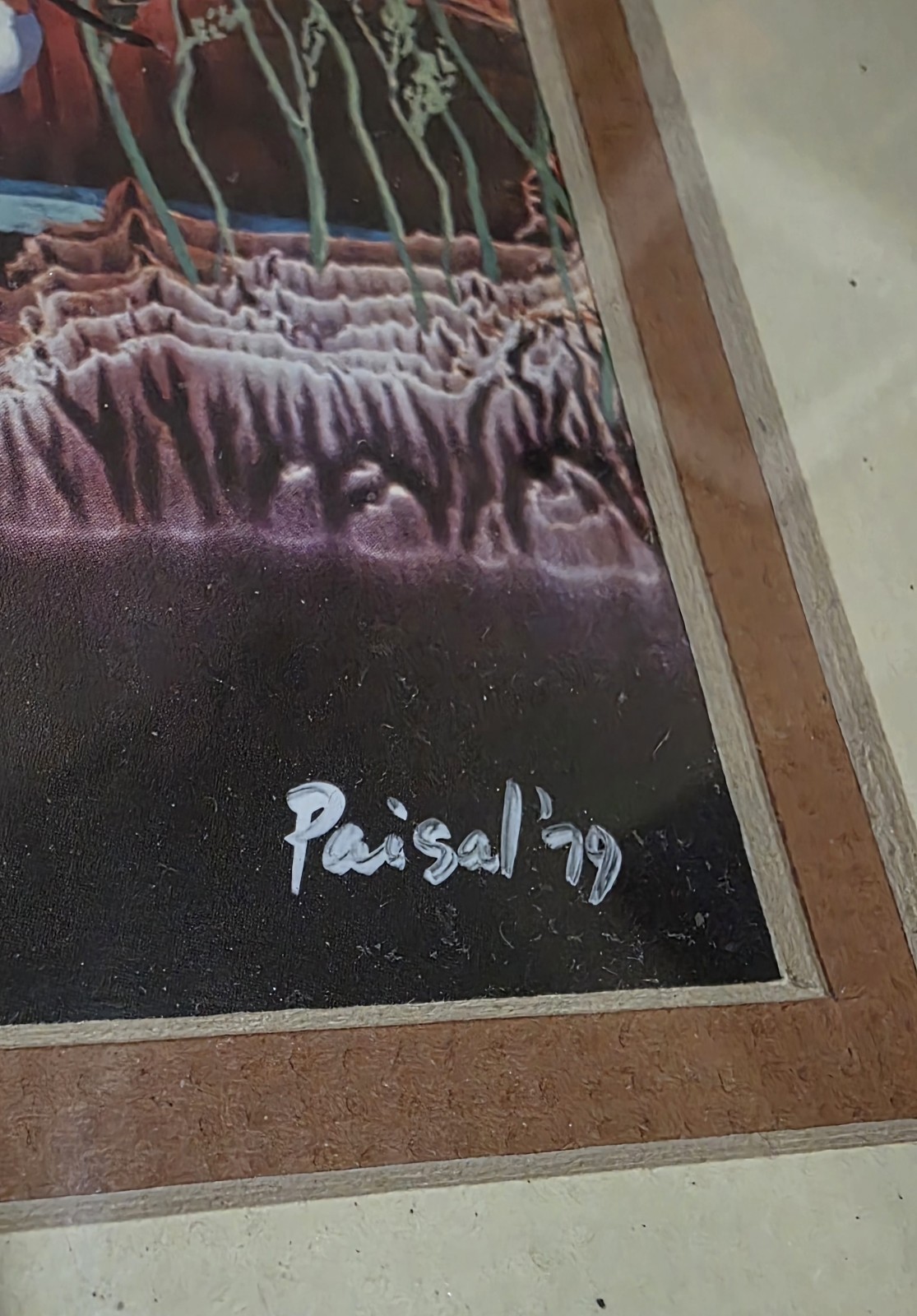 Dawn by Paisal 1979 Lithograph signed print no. 72/400