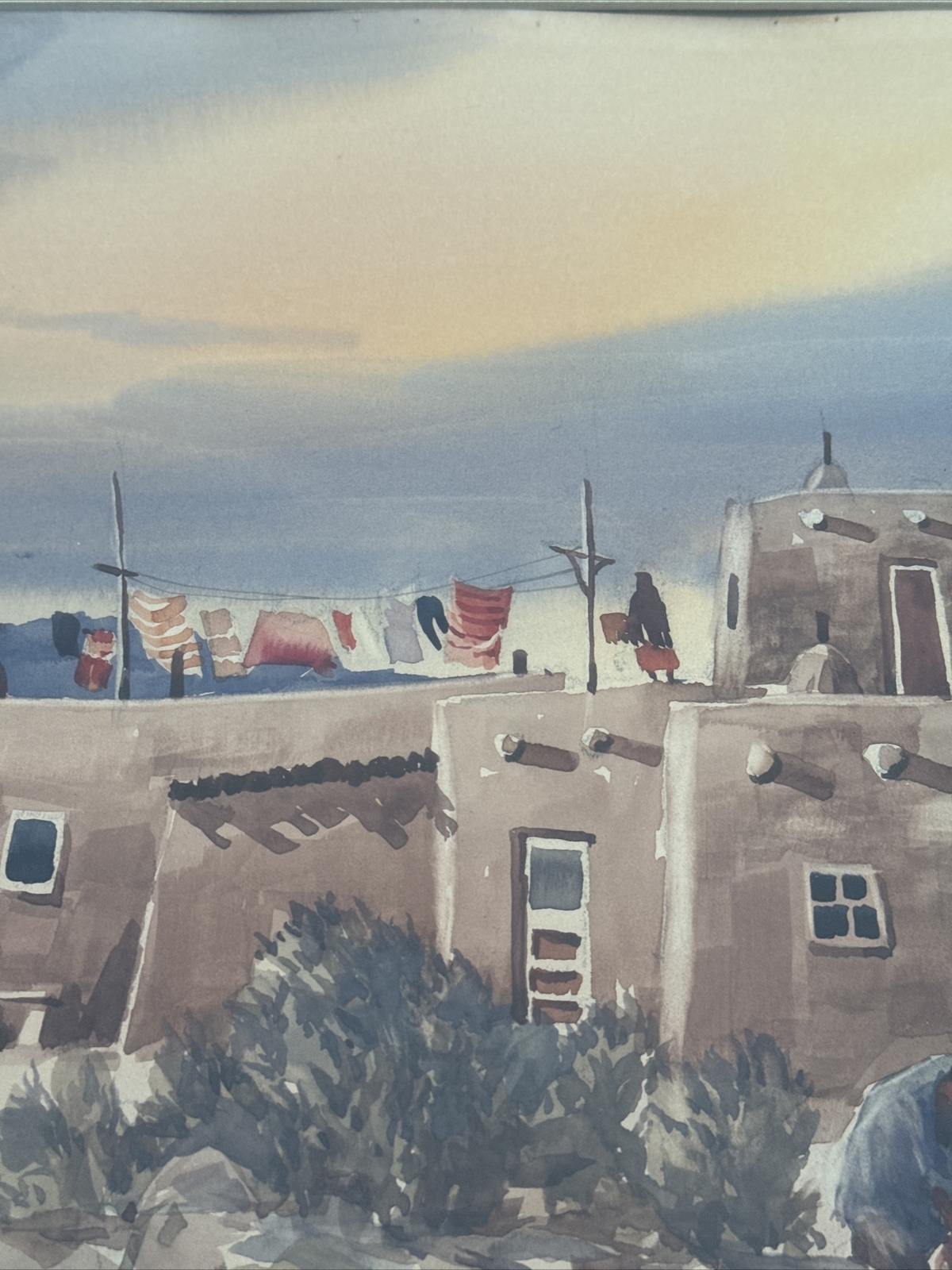 DON BRACKETT PAINTING NEW MEXICO NATIVE AMERICAN INDIAN LISTED FAMOUS EXHIBITED