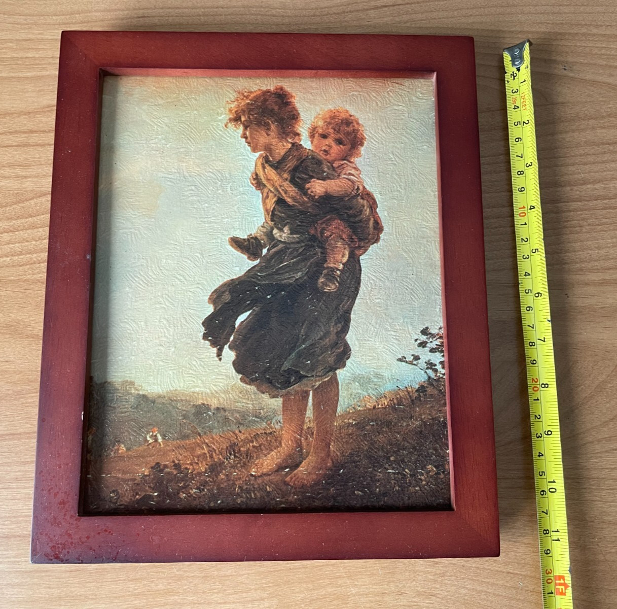 LITTLE BURDEN by KNAUSS Litho Prints on Cardboard 11.5×9.5