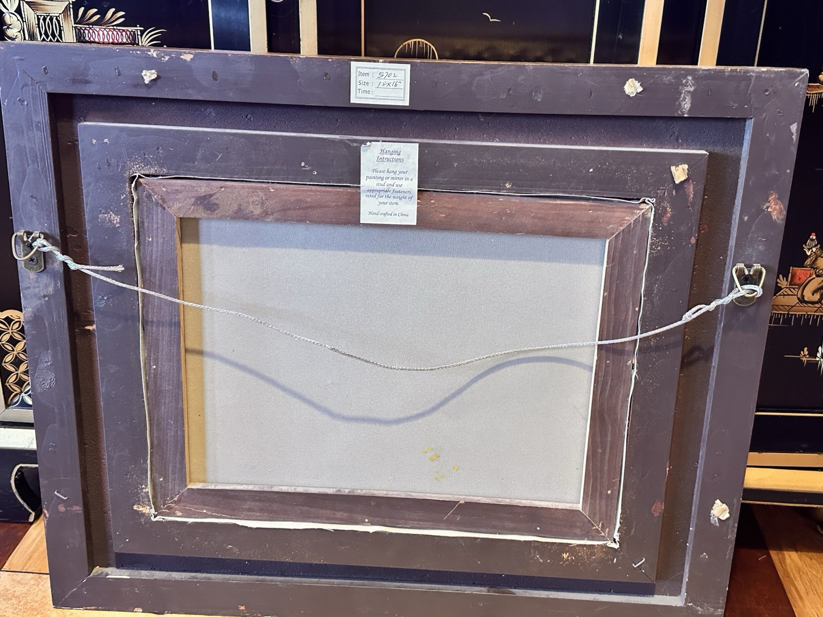 MEDITERRANEAN SEACAPE OIL PAINTING ART SIGNED GOLD WOOD FRAME 24″ * 20″ EUC