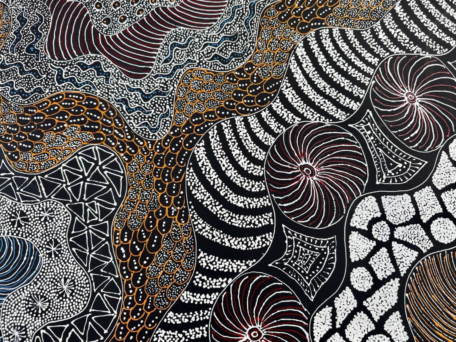 Rayleen Price Pula, Authentic Aboriginal art .Incl Photo’s and COA.