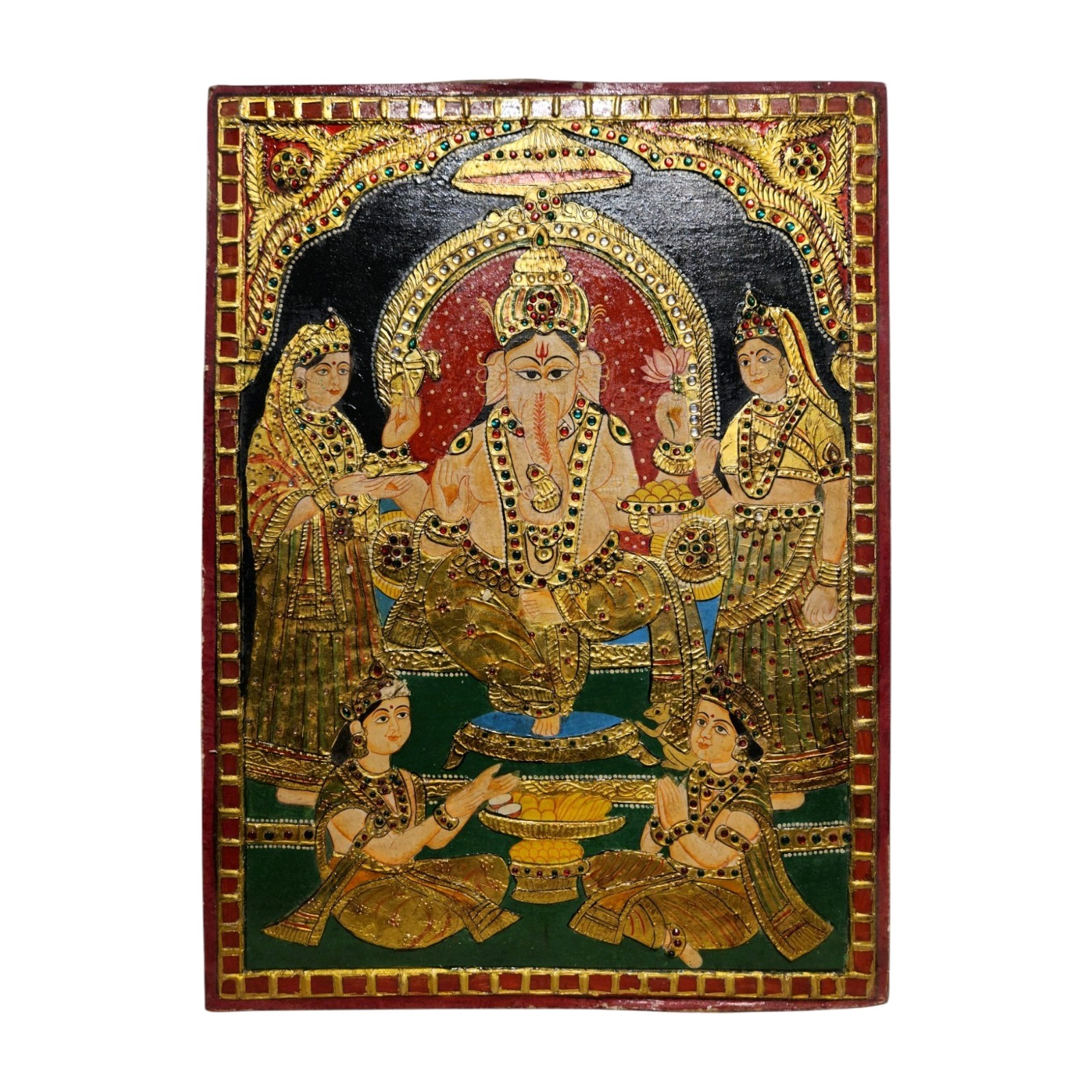India Tanjore Painting Indian Miniature Painting Tanjavur Painting Art