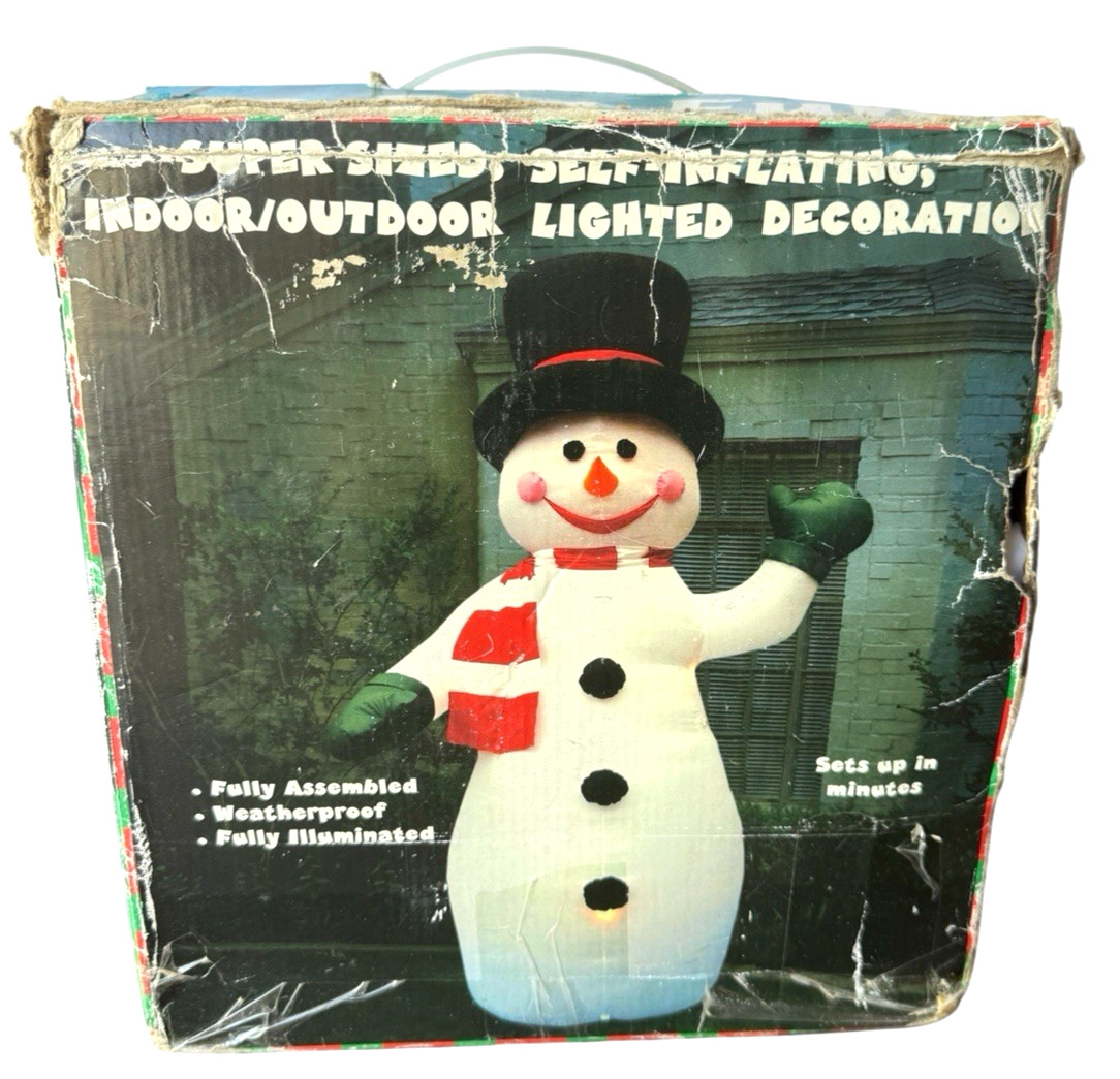 8 Food Tall Inflatable Christmas Outdoor Snowman Lighted