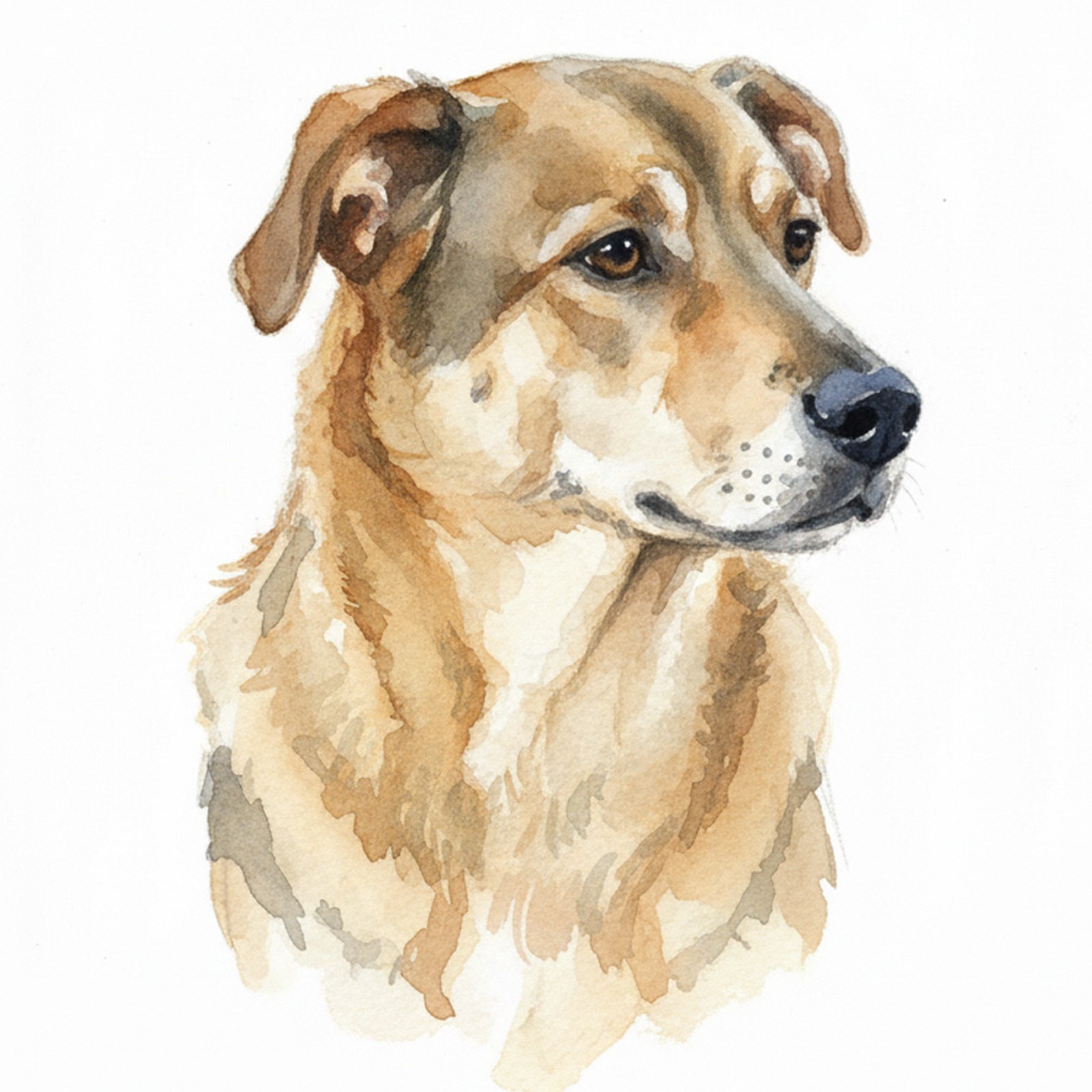Original 8×10 Size Custom Hand painted watercolor Pet portraits
