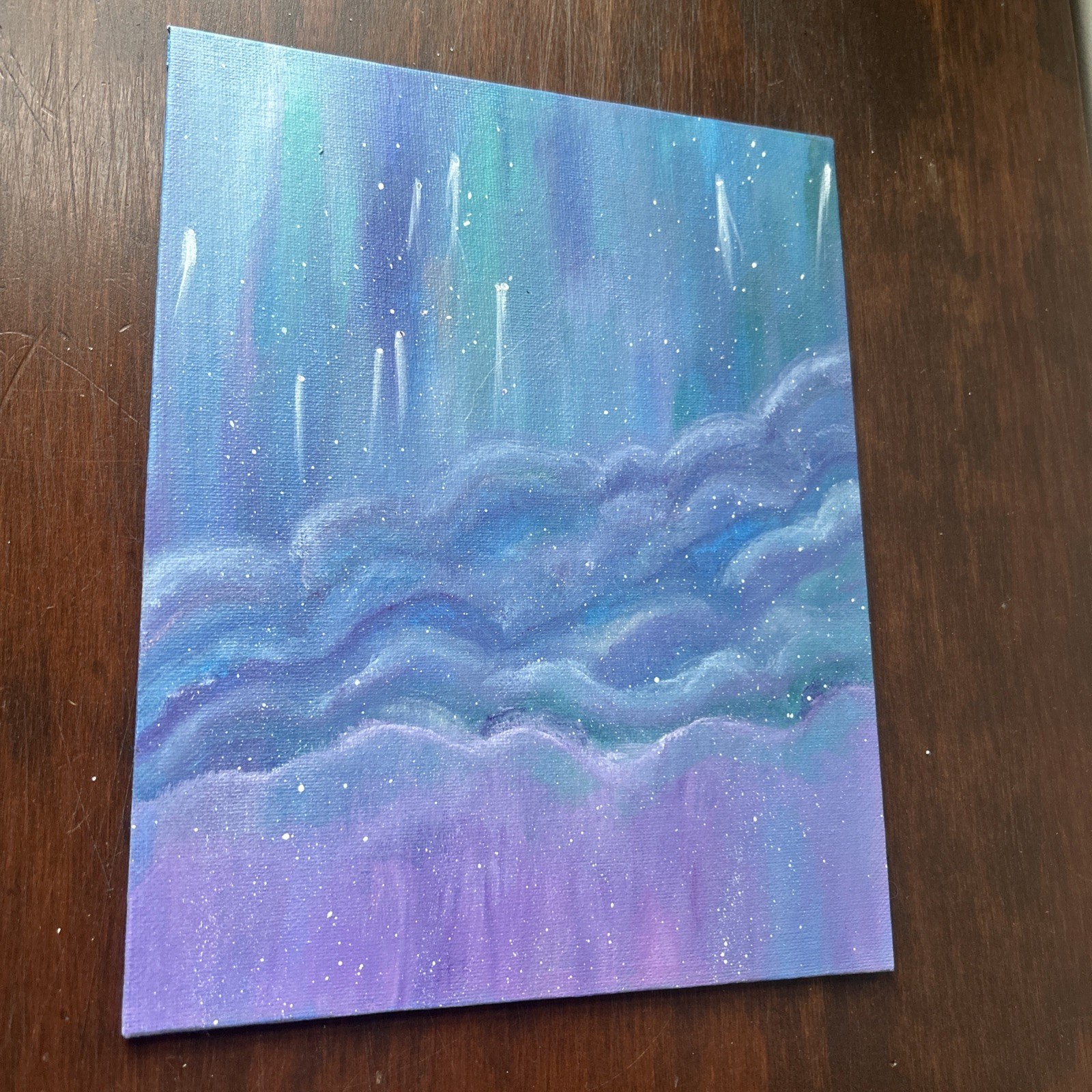 Original Acrylic Galaxy Painting 8×10
