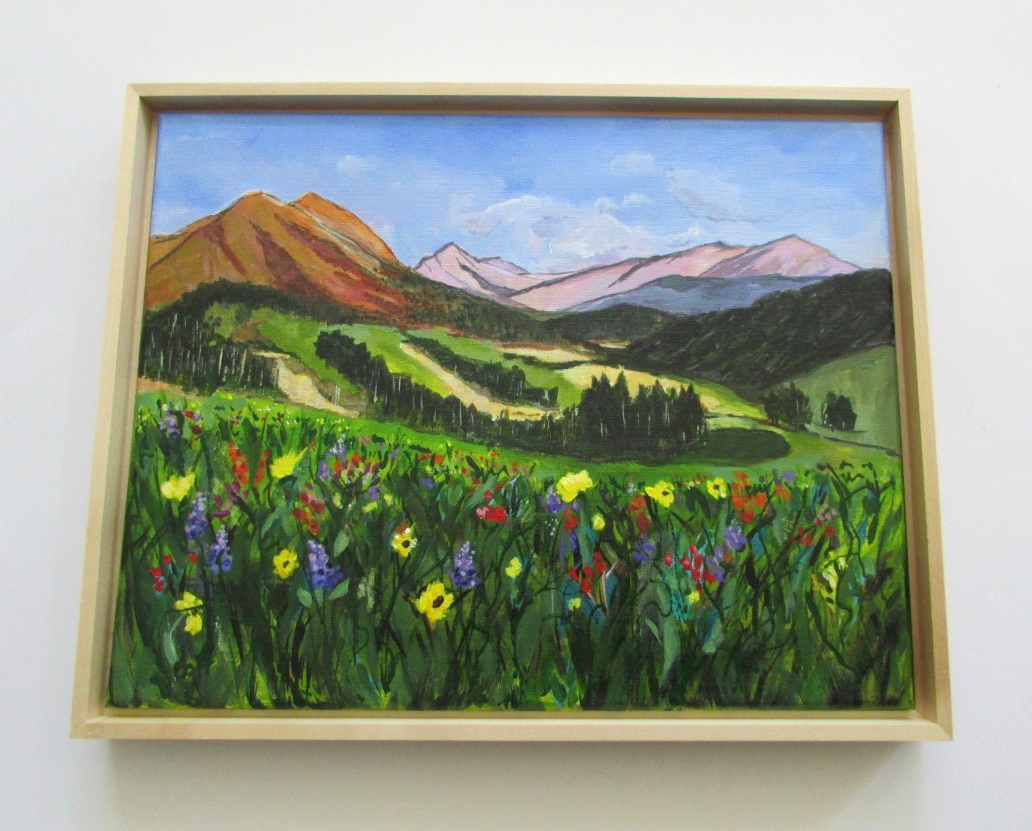 Lori Colt Crested Butte Colorado Mountain Meadow Landscape Painting