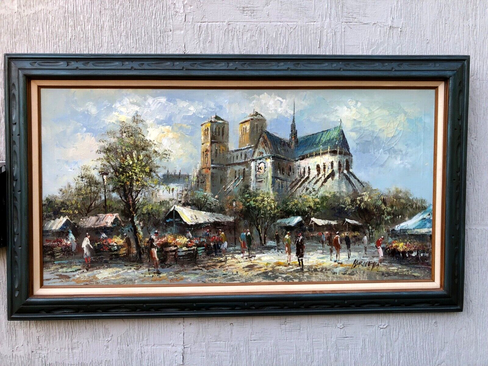Caroline C Burnett (1877-1950), Original Impressionistic Oil Painting. Signed