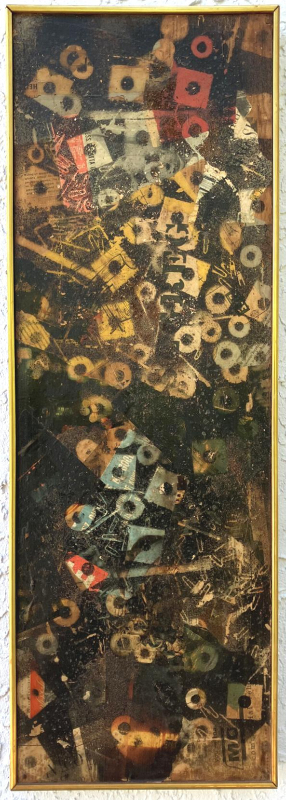 AVANT GARDE Mixed Media ~ JAPANESE POP ART ~ Dated 1963 Signed EXHIBITED ARTIST