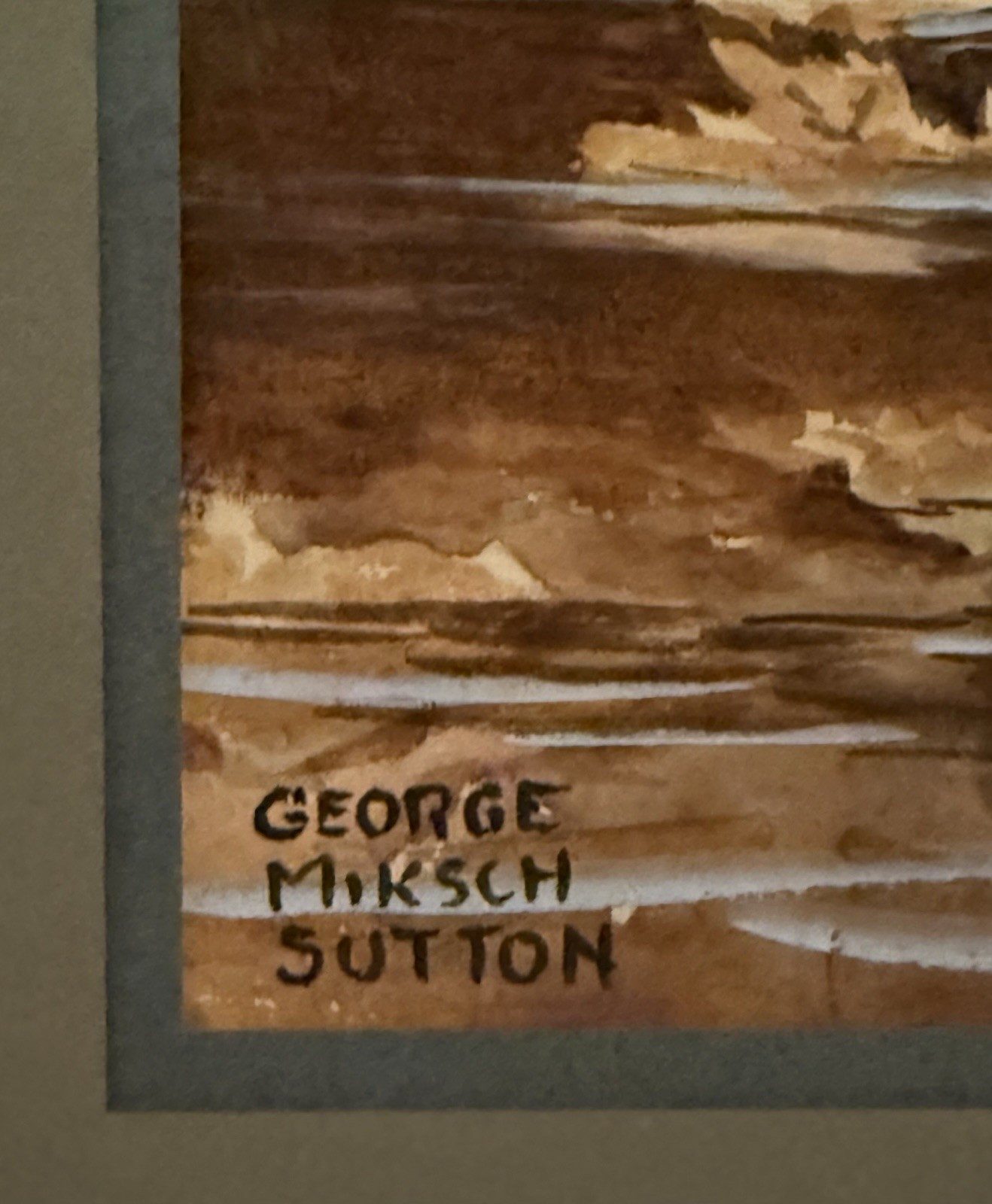 George Miksch Sutton Original Bird/Duck Art Painting Wood Ducks, Signed, Framed