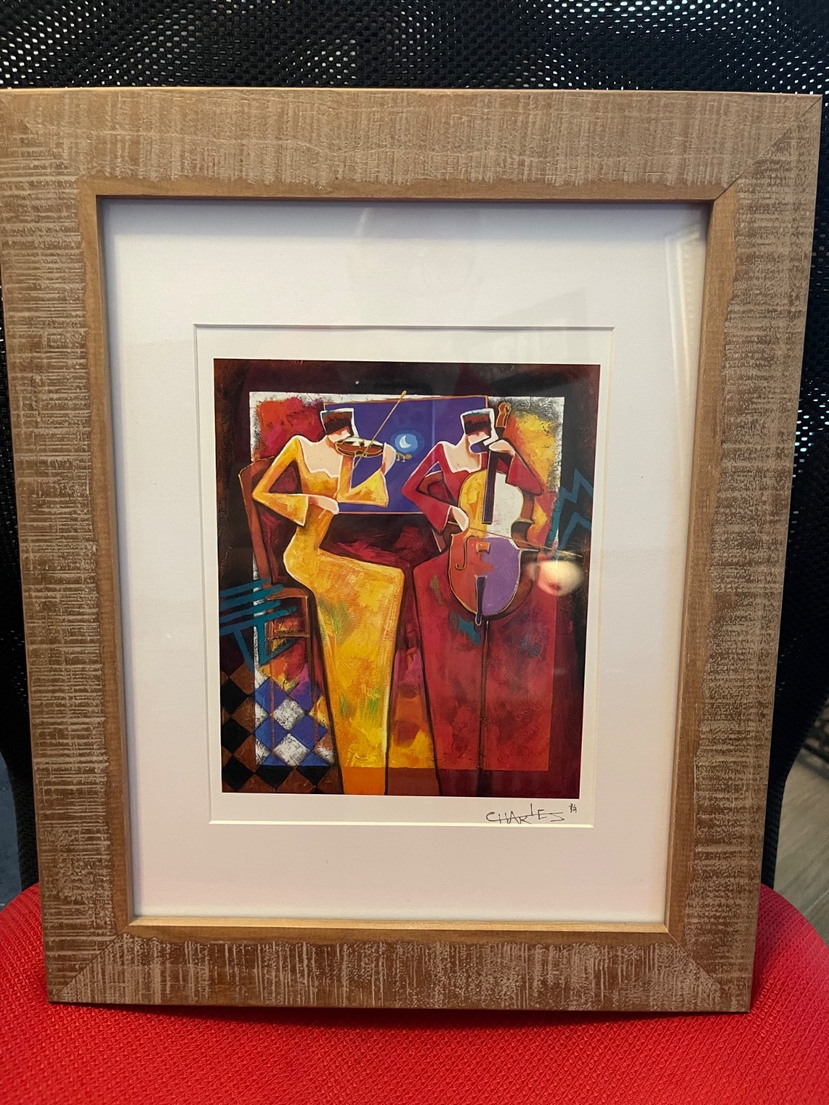 Charles Lee «Duet Night» Seriolithograph on Archival paper Signed by Artist
