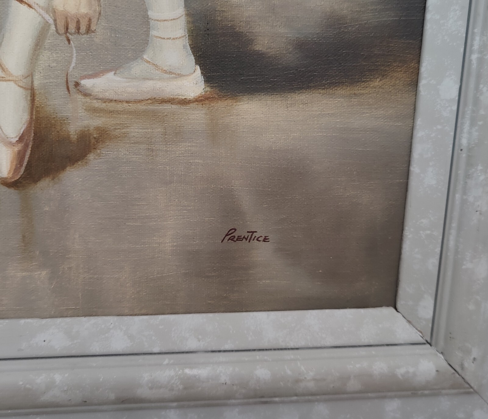 PrenTice. Young Ballerina. Paintings Oil on canvas. 15.5×11.5 in.