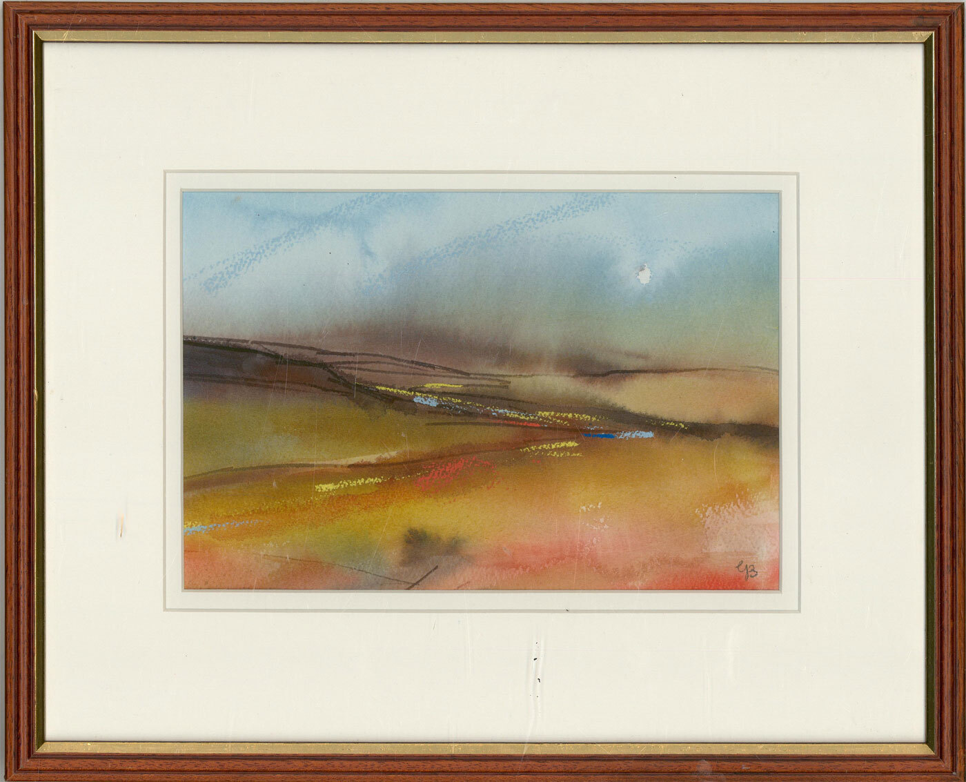 G.B. – Contemporary Watercolour, Abstracted Fields